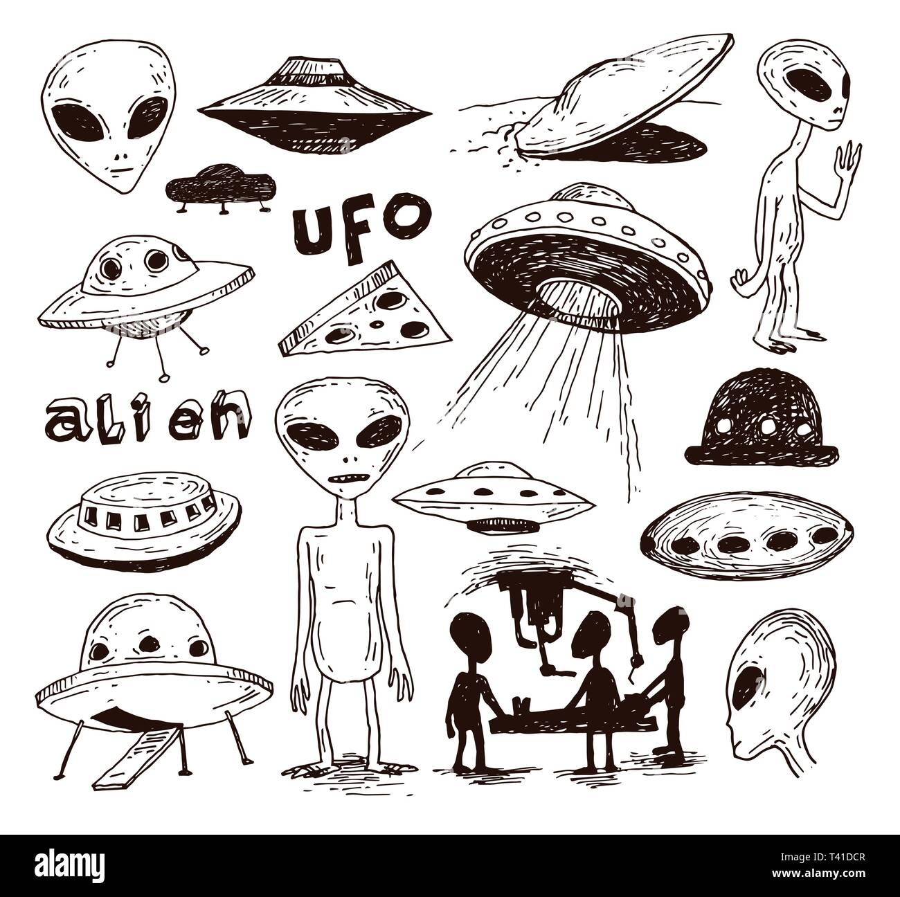 Alien illustration fotografías e imágenes de alta resolución - Alamy