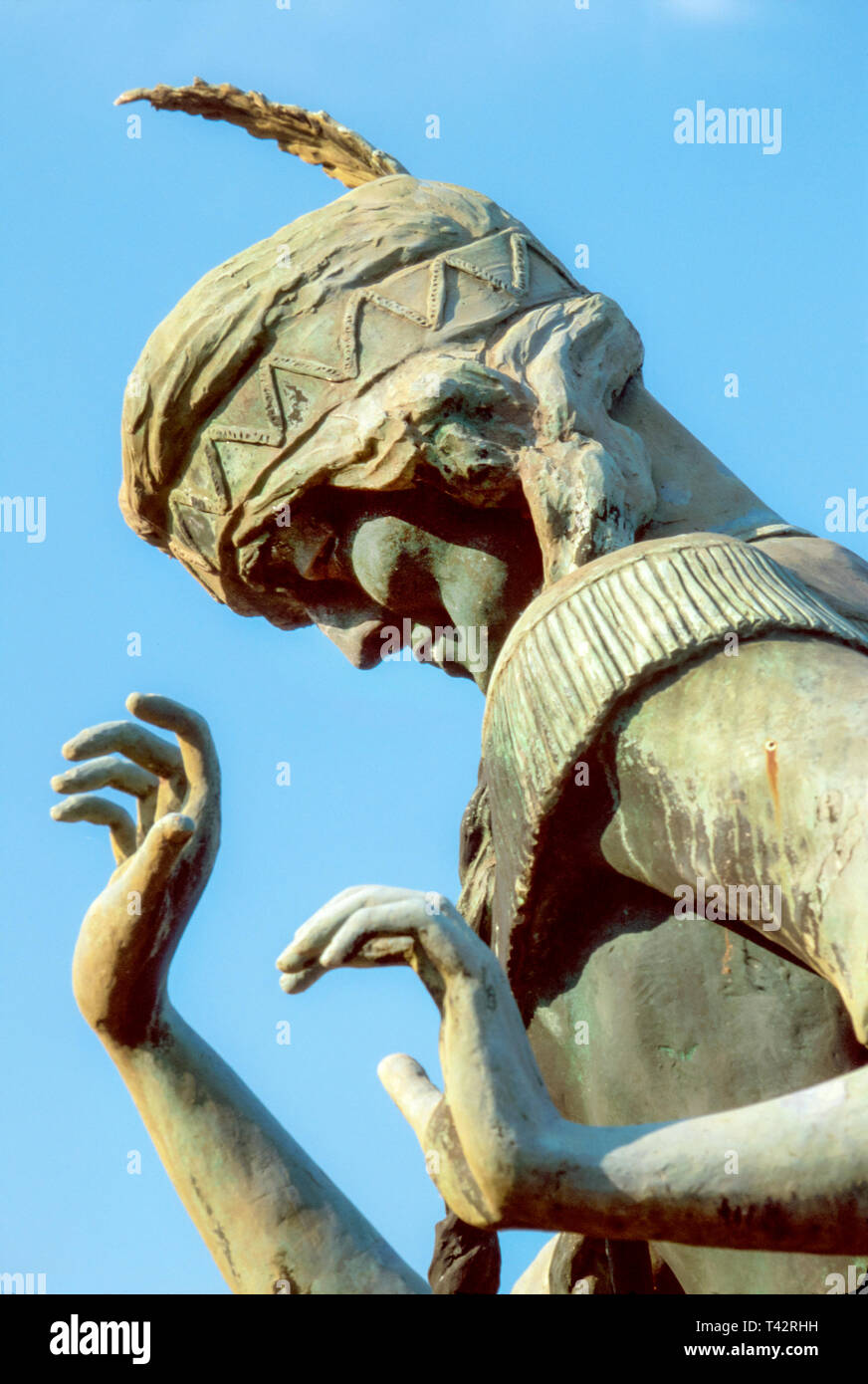 Cherokee princess noccalula estatua fotografías e imágenes de alta