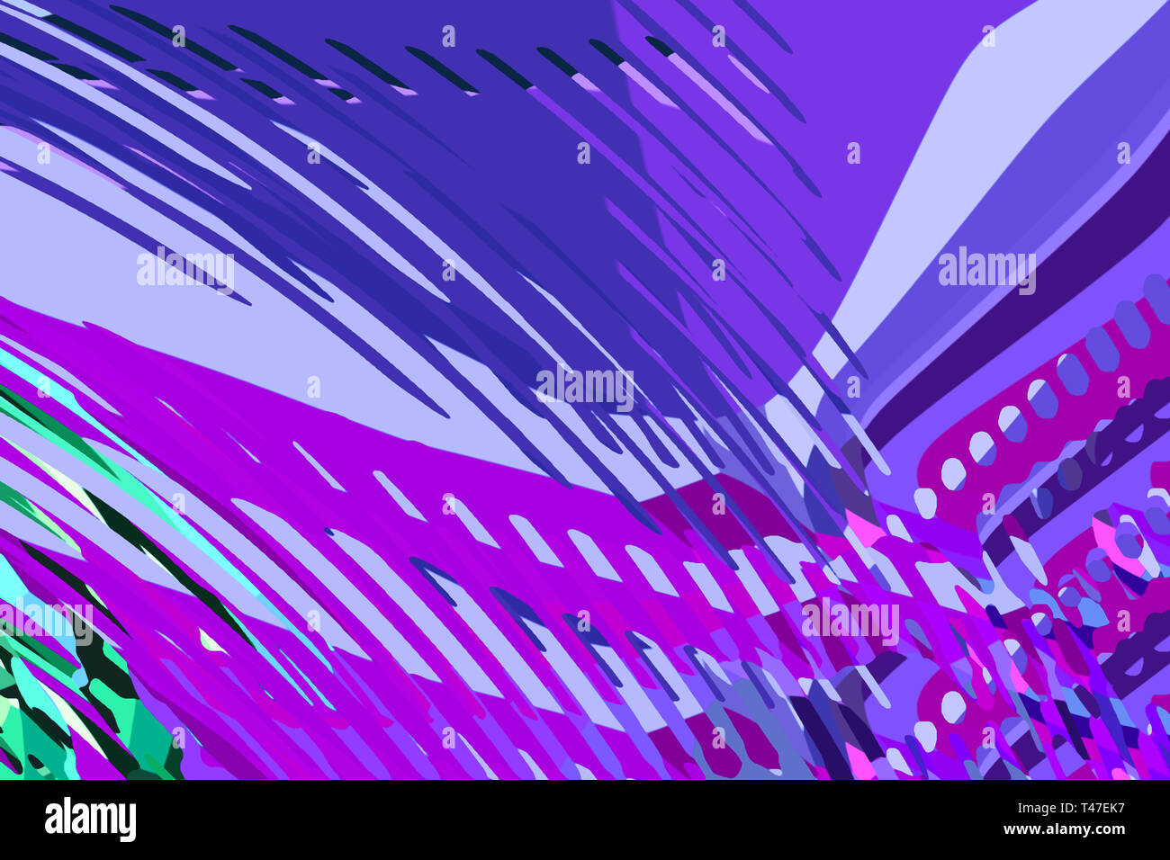 Fondo Moderno Abstracto Coloridas Formas Creativas Y Formas Patron Geometrico Verde Azul Y Violeta Brillante Textura Grafica Fotografia De Stock Alamy