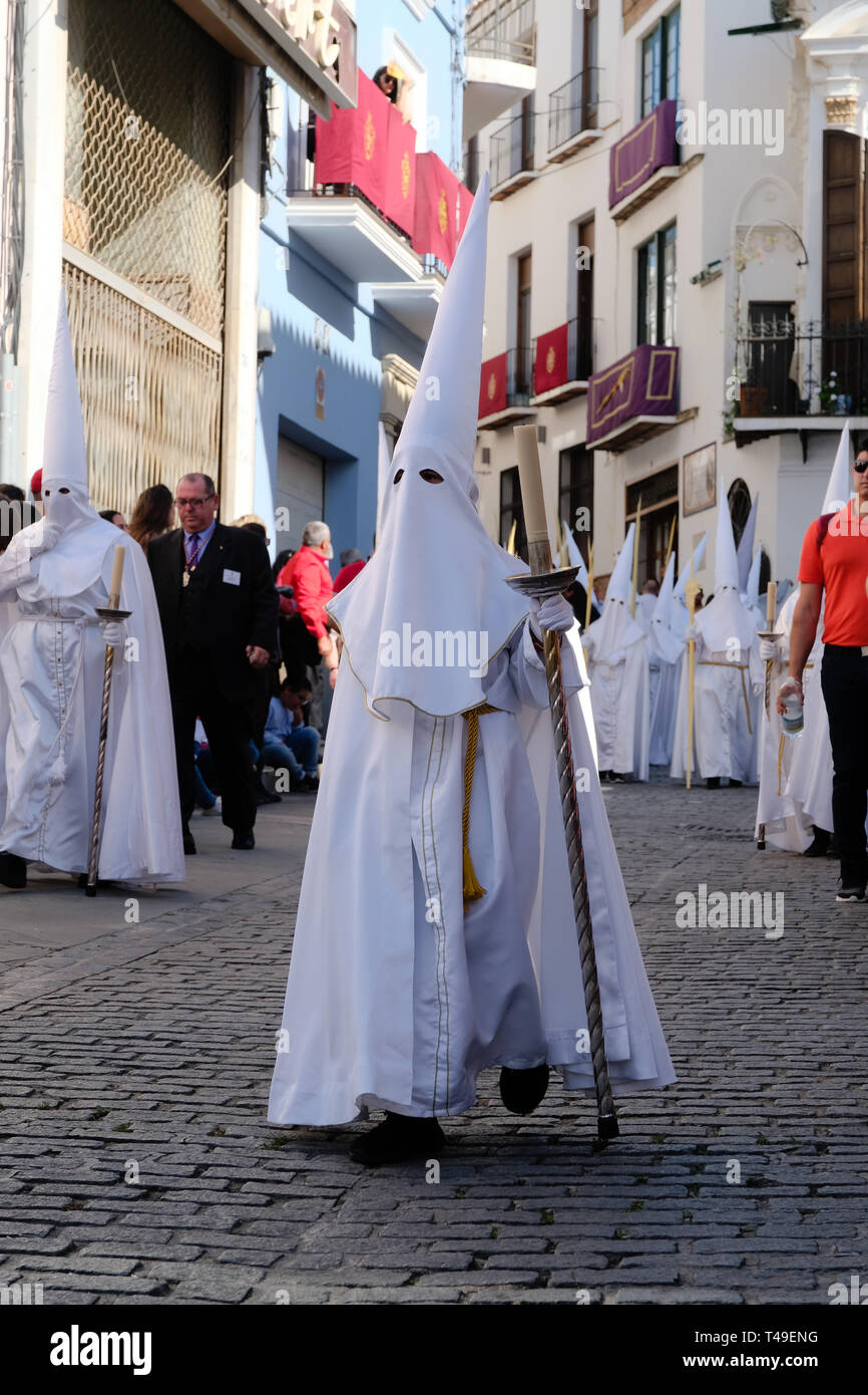 Semana Santa en VélezMálaga, Axarqua,España. Procesión del Domingo de