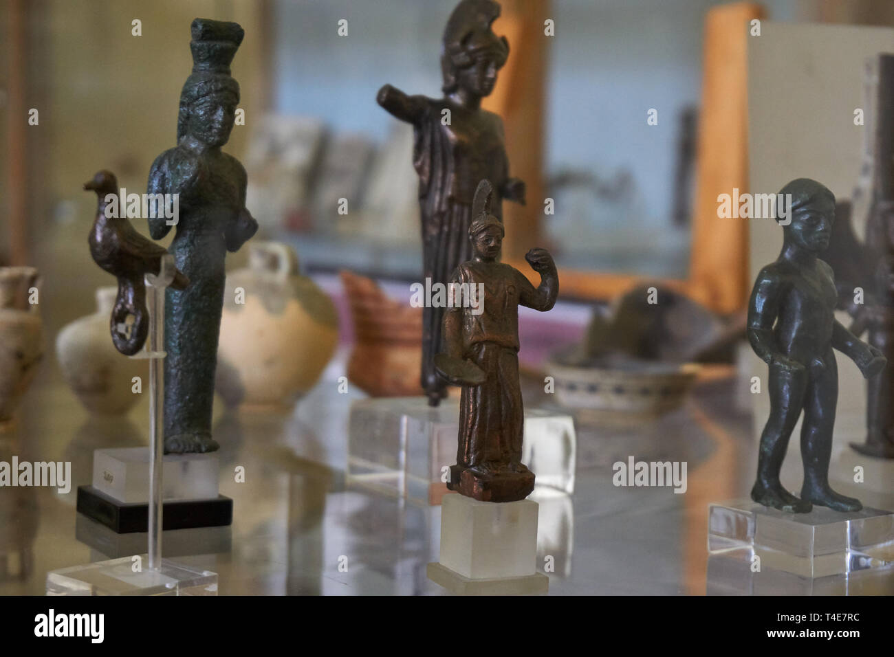 Vista interior del Museo Arqueológico de Esparta. Alberga miles de