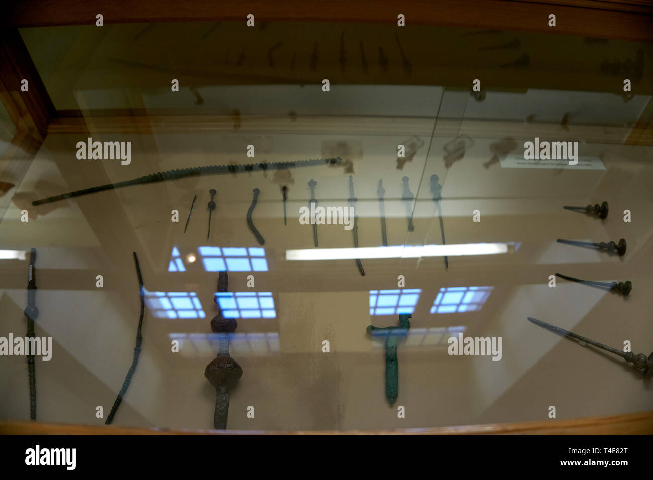 Vista interior del Museo Arqueológico de Esparta. Alberga miles de