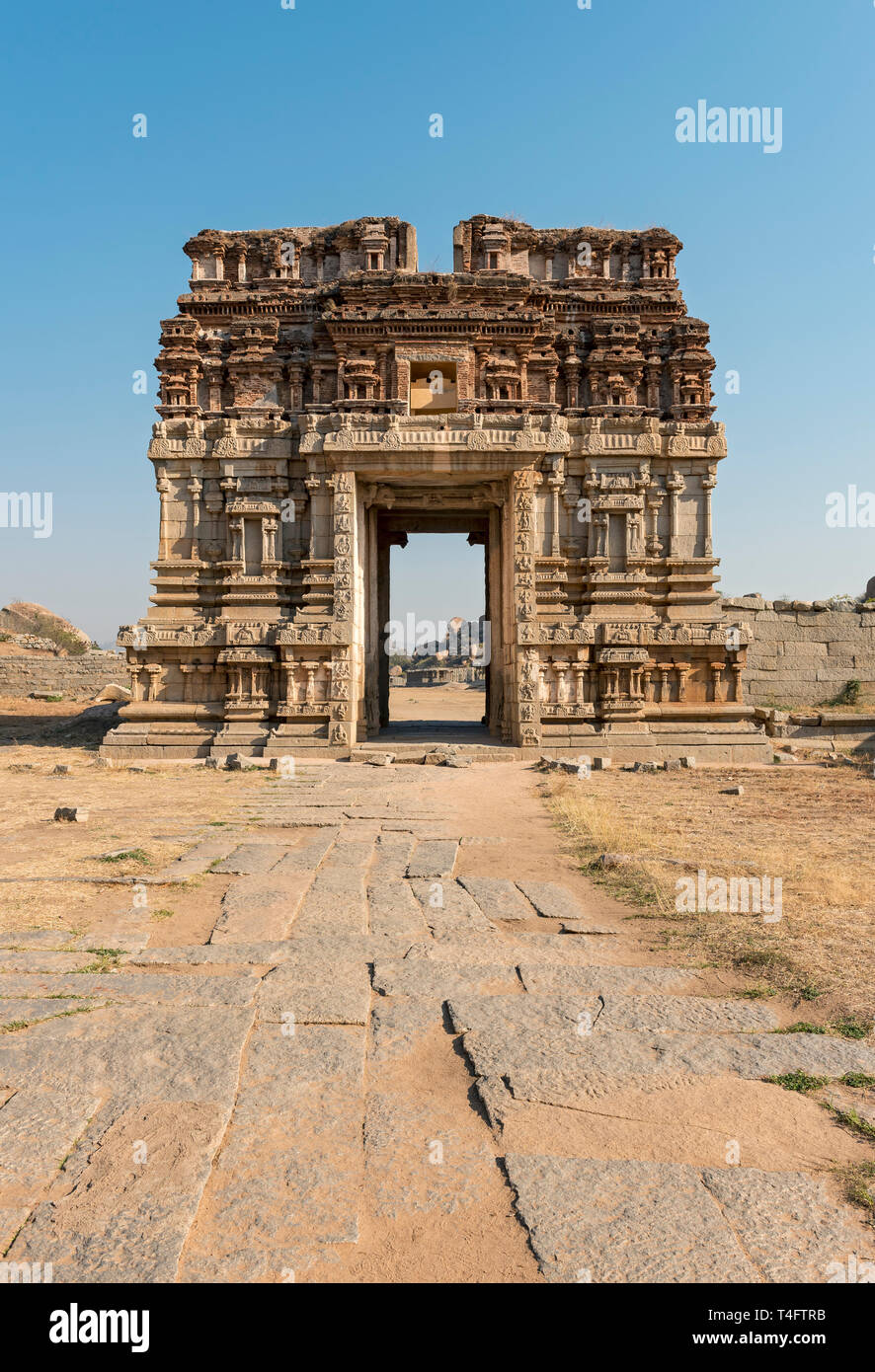 Achyutaraya Temple, Hampi, India Foto de stock