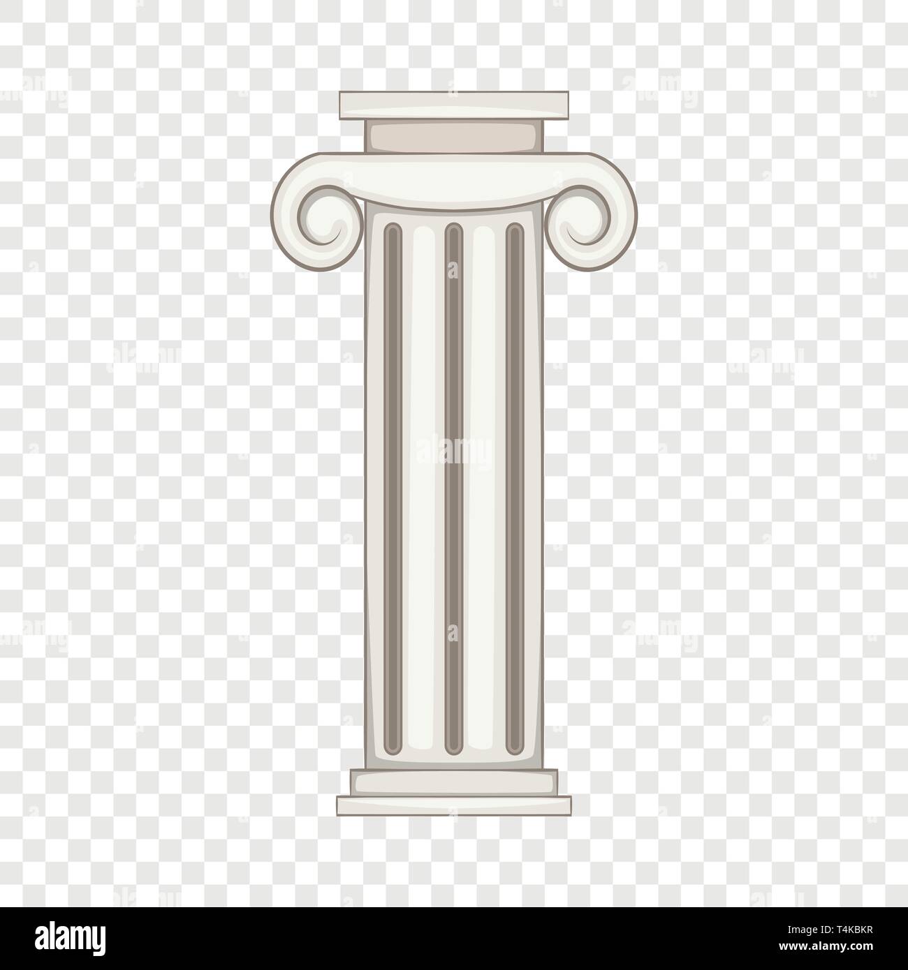 Icono de columna, estilo de dibujos animados Imagen Vector de stock - Alamy