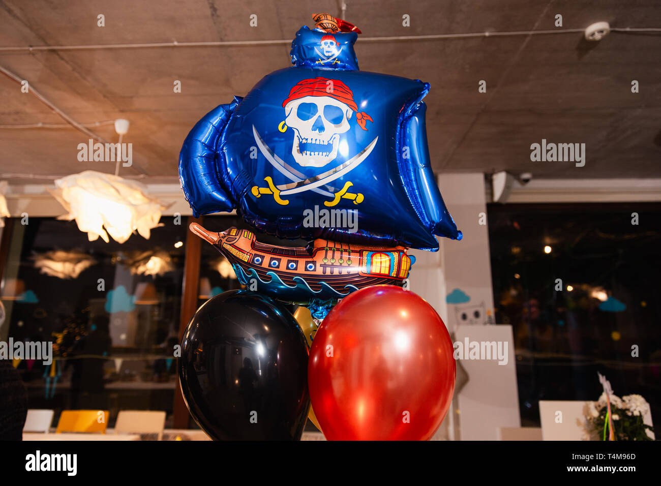 Tema Pirata Fiesta De Cumpleanos De Ninos Decoracion Para Ninos Fotografia De Stock Alamy