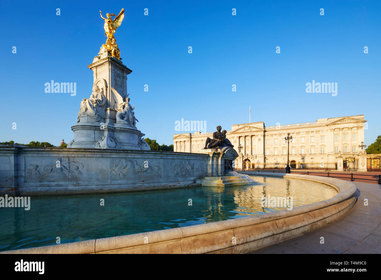 Buckingham Palace, Westminster, Londres, Inglaterra, Reino Unido. Foto de stock