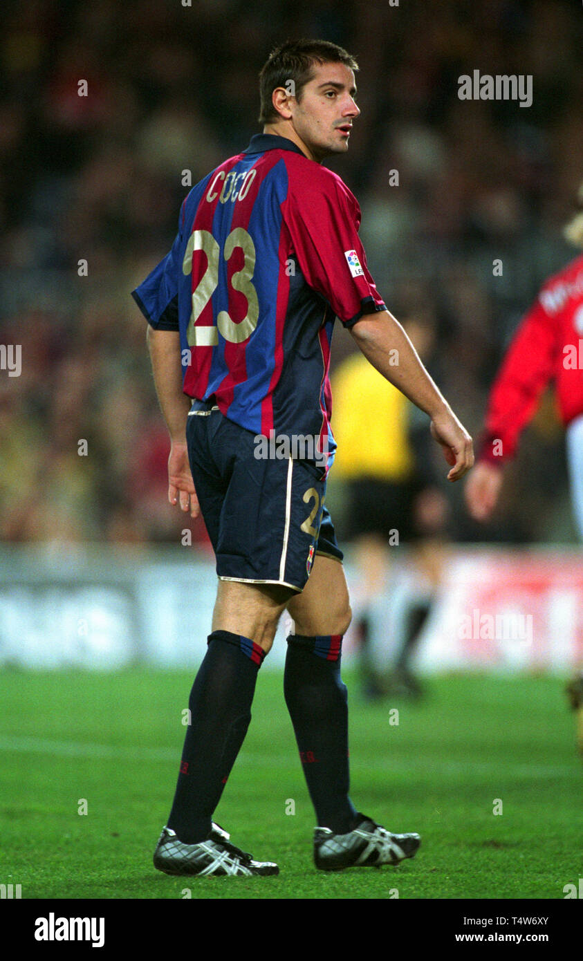 bienestar Abrasivo Loco Camp Nou, Barcelona España, 27.1.2002 el fútbol: la Primera División  española, FC Barcelona vs CA Osasuna --- COCO (BCN Fotografía de stock -  Alamy