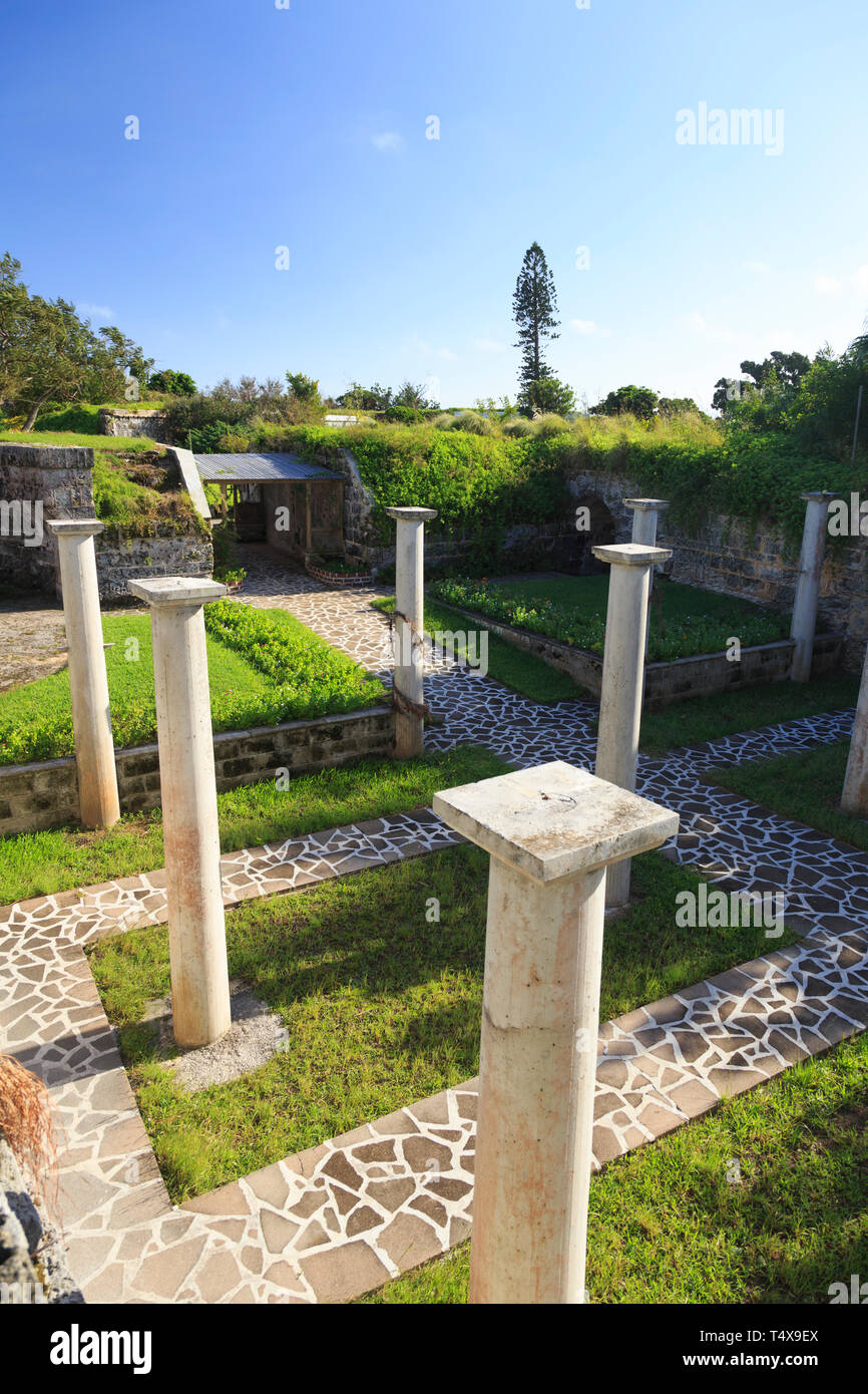 Las Bermudas, Hamilton, Fort Hamilton Foto de stock