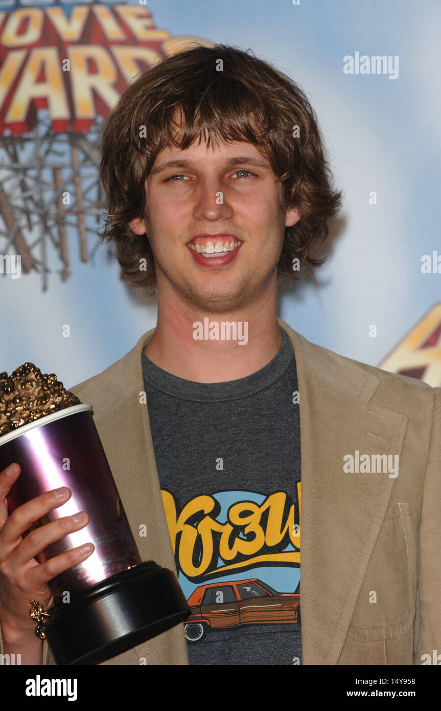 LOS ANGELES, CA. Junio 04, 2005 el actor Jon Heder en los premios MTV Movie Awards 2005 en el LOS ANGELES, CA. Junio 04, 2005 el actor Jon Heder en los premios MTV Movie Awards 2005 en el