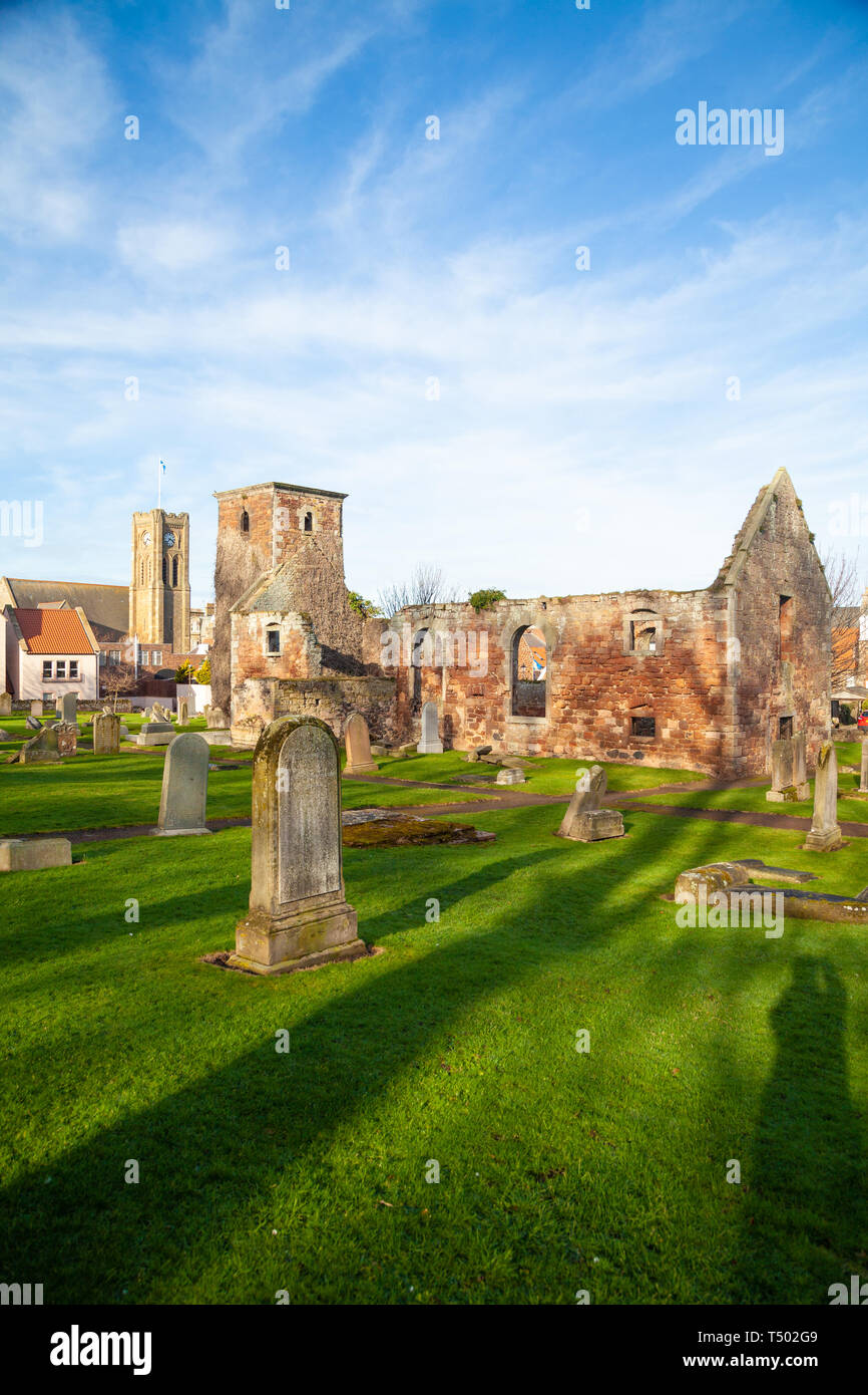 Old St Andrew's Church North Berwick Escocia Foto de stock