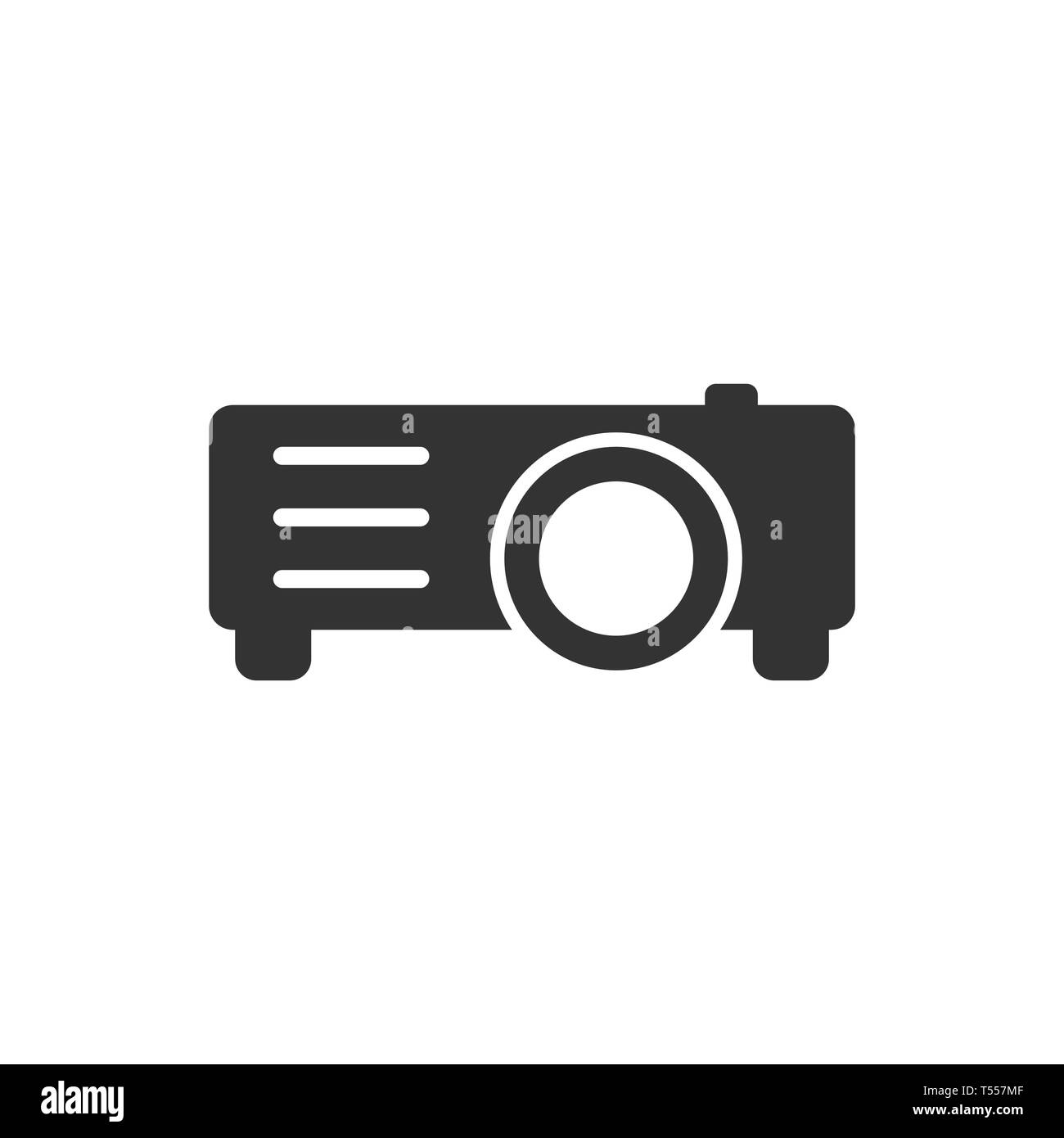 Icono de proyector de cine vintage ilustración vectorial diseño de imagen  Imagen Vector de stock - Alamy