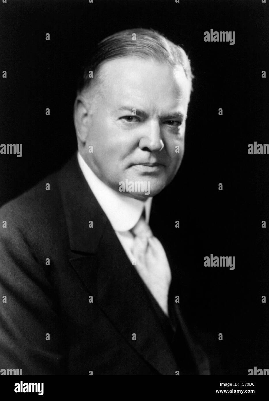 Herbert C. Hoover, 1928 Foto de stock