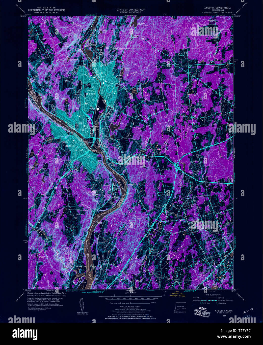 Mappa di ansonia fotografías e imágenes de alta resolución Alamy
