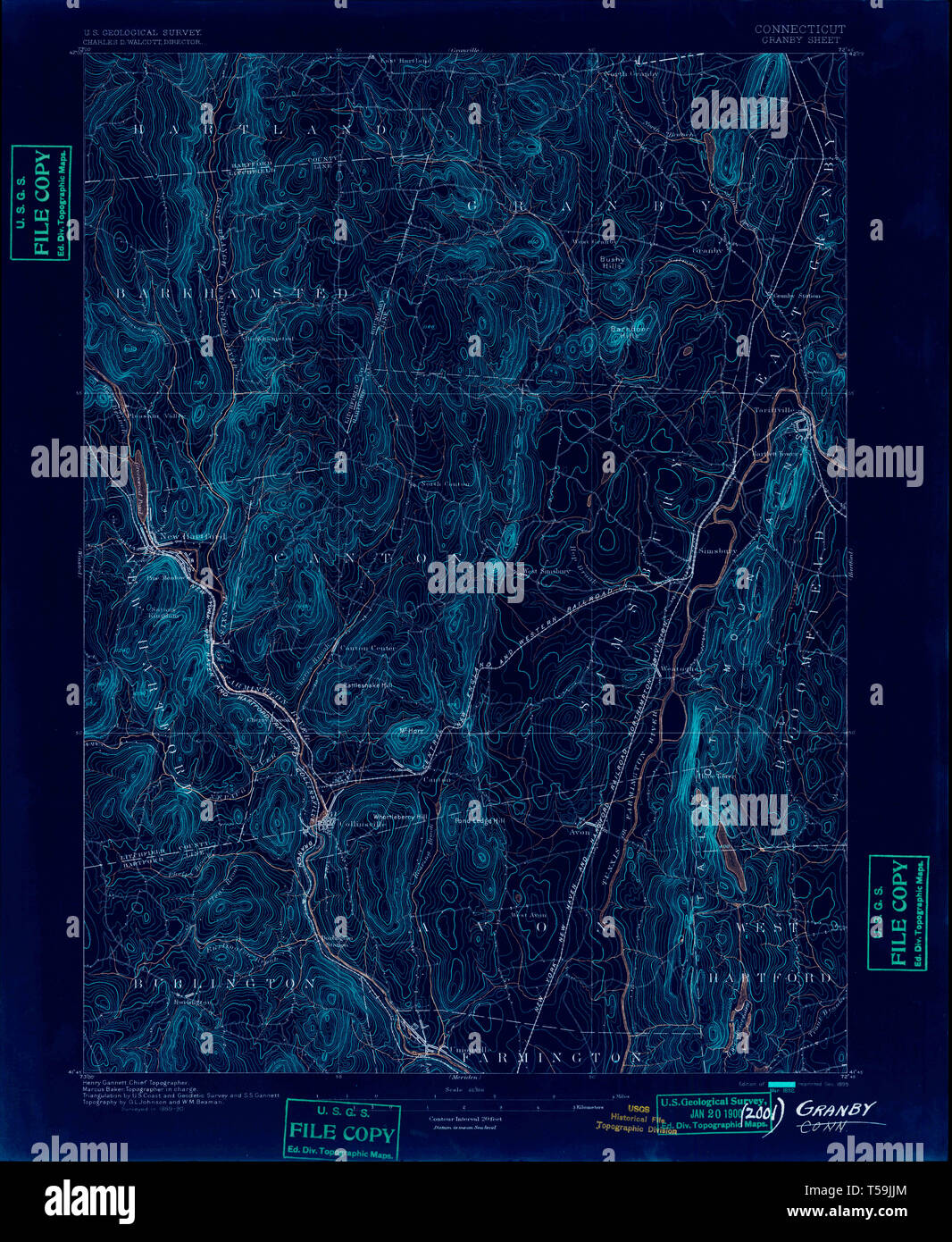 Mapa de granby fotografías e imágenes de alta resolución Alamy