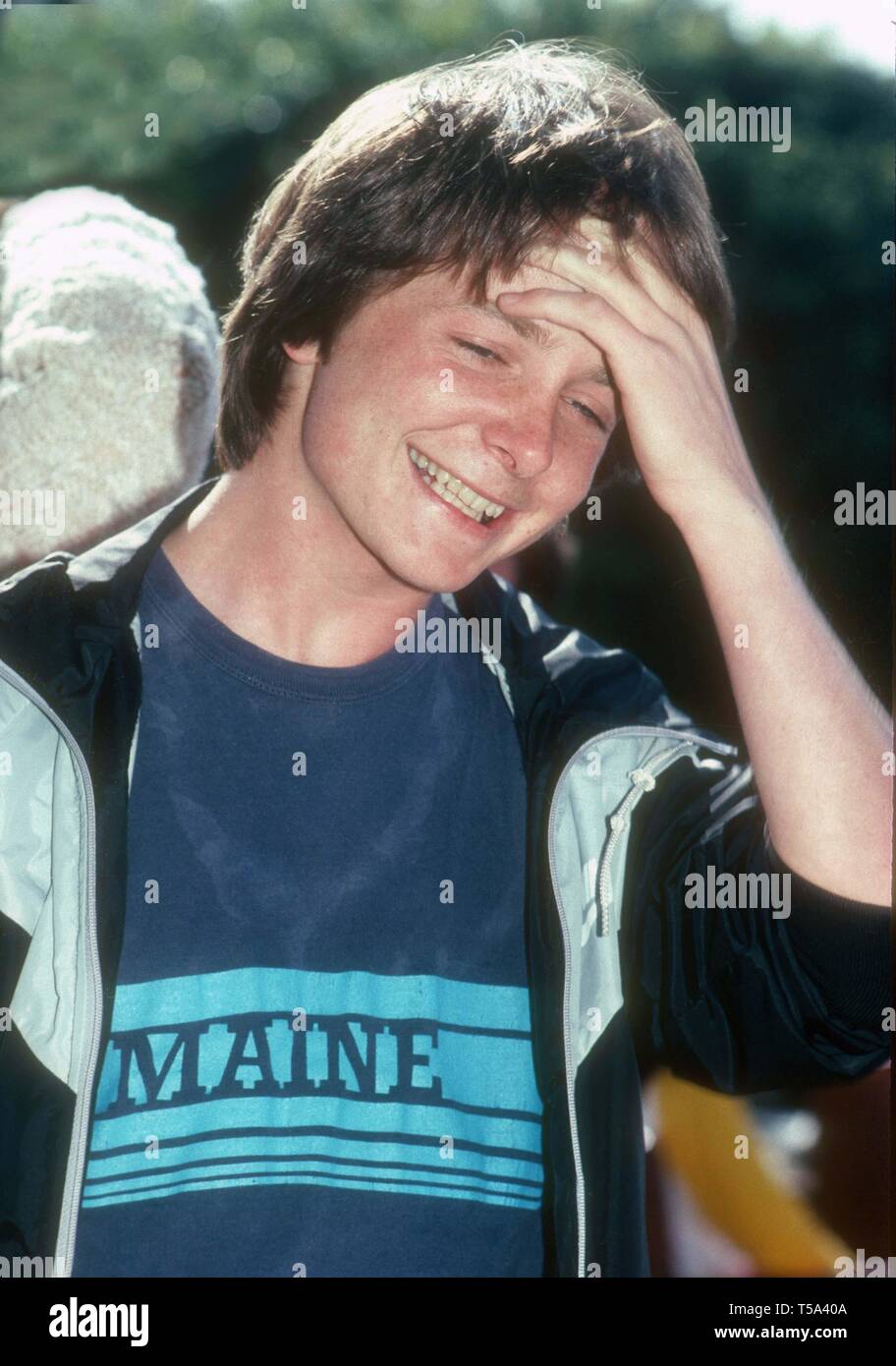 Michael J Fox 19 Foto Por John Barrett Photolink Fotografia De Stock Alamy