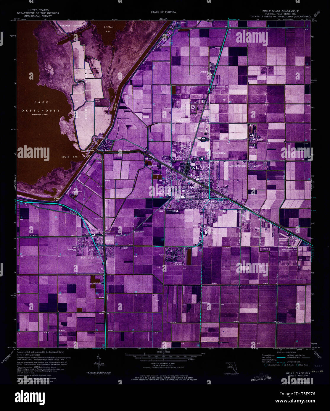 Belle glade florida mapa fotografías e imágenes de alta resolución Alamy