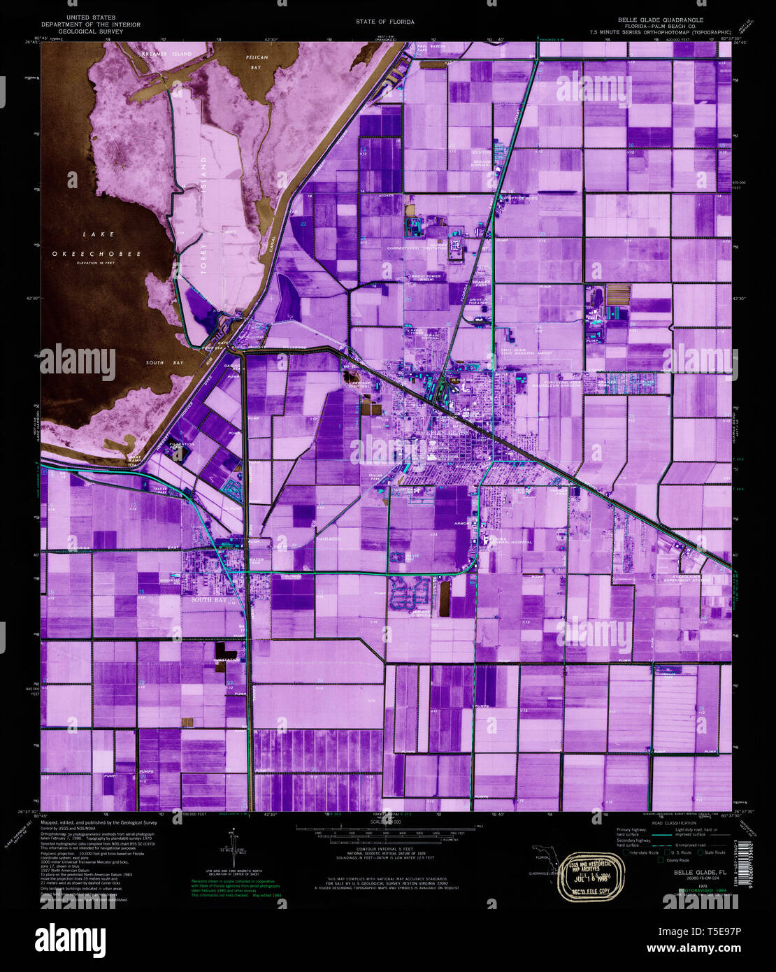 Belle glade florida mapa fotografías e imágenes de alta resolución Alamy