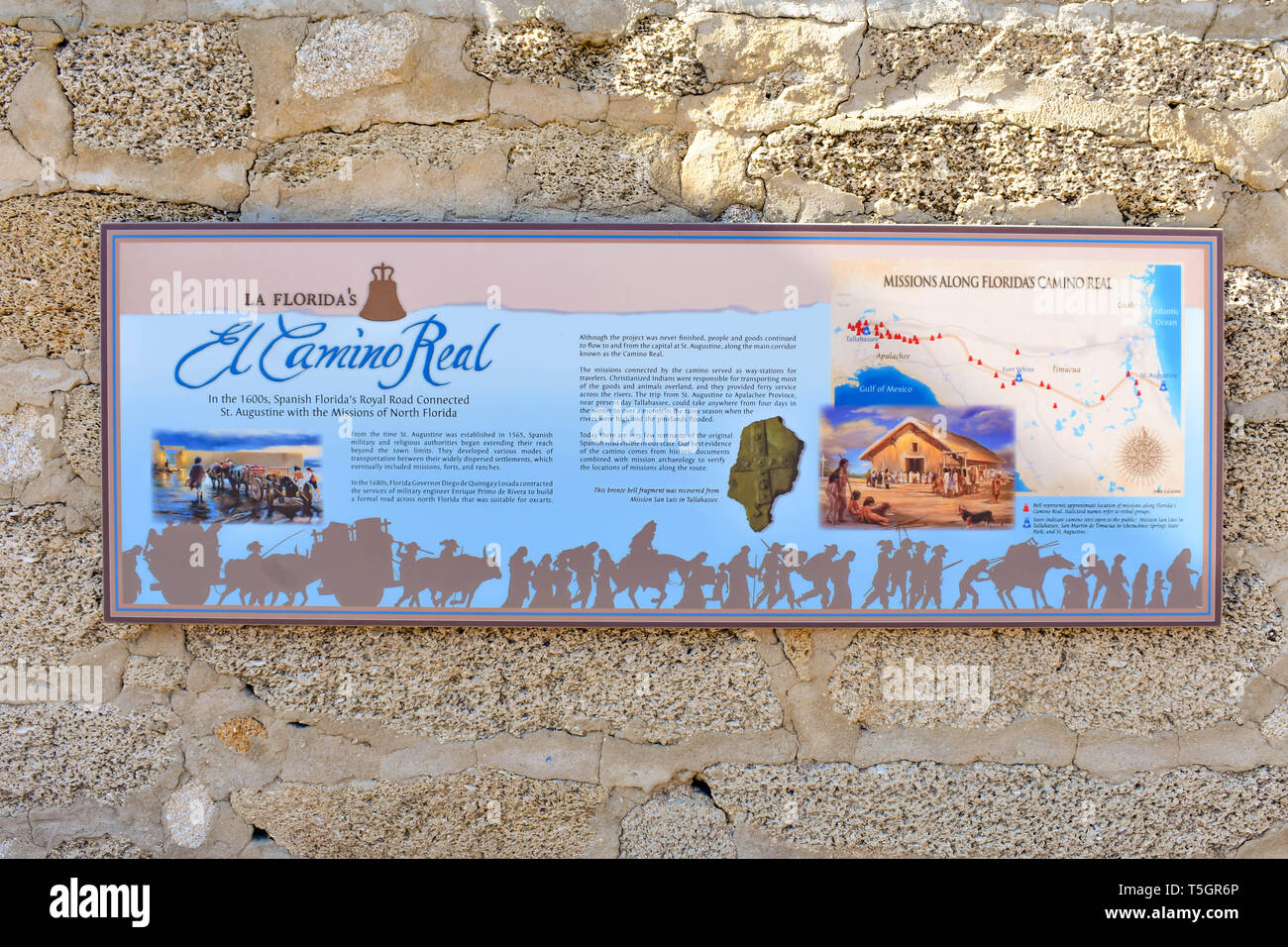 San Agustin Florida 26 De Enero De 2019 El Camino Real Signo En