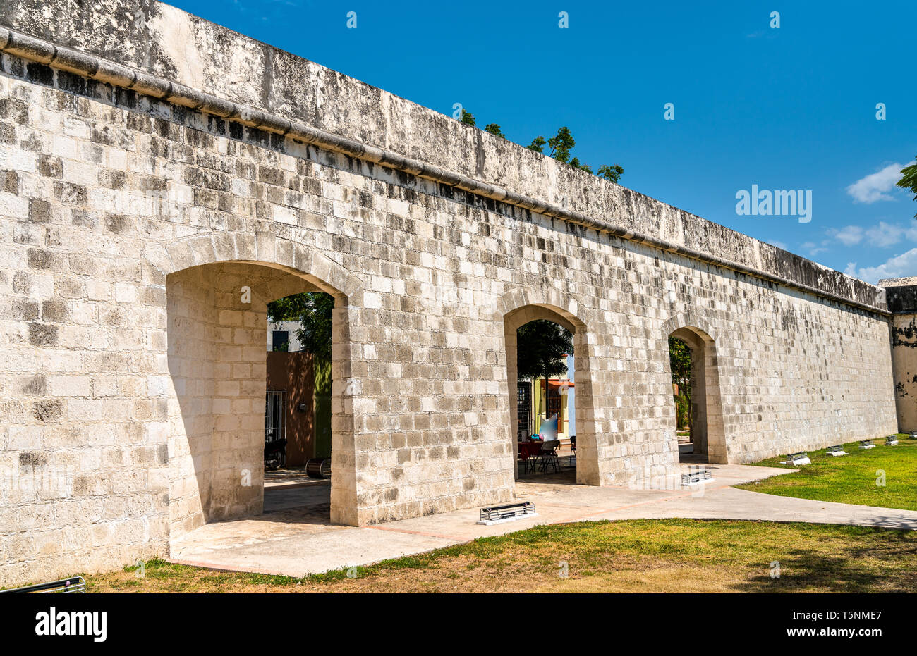 Las murallas de la ciudad de Campeche en México Fotografía de stock Alamy