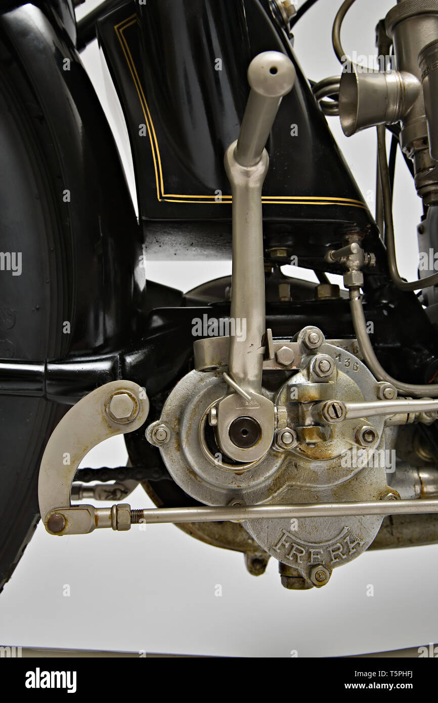 Moto d'Epoca Frera SK 350 Marca: Frera modello: SK 350 nazione: Italia - Milano, Tradate anno: 1928 condizioni: restaurata cilindrata: Foto de stock