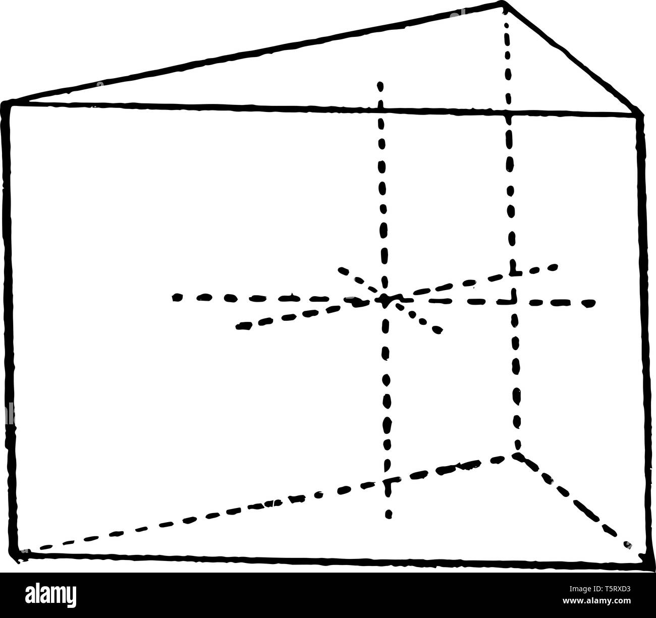 La imagen muestra las principales formas del prisma hexagonal trigonal