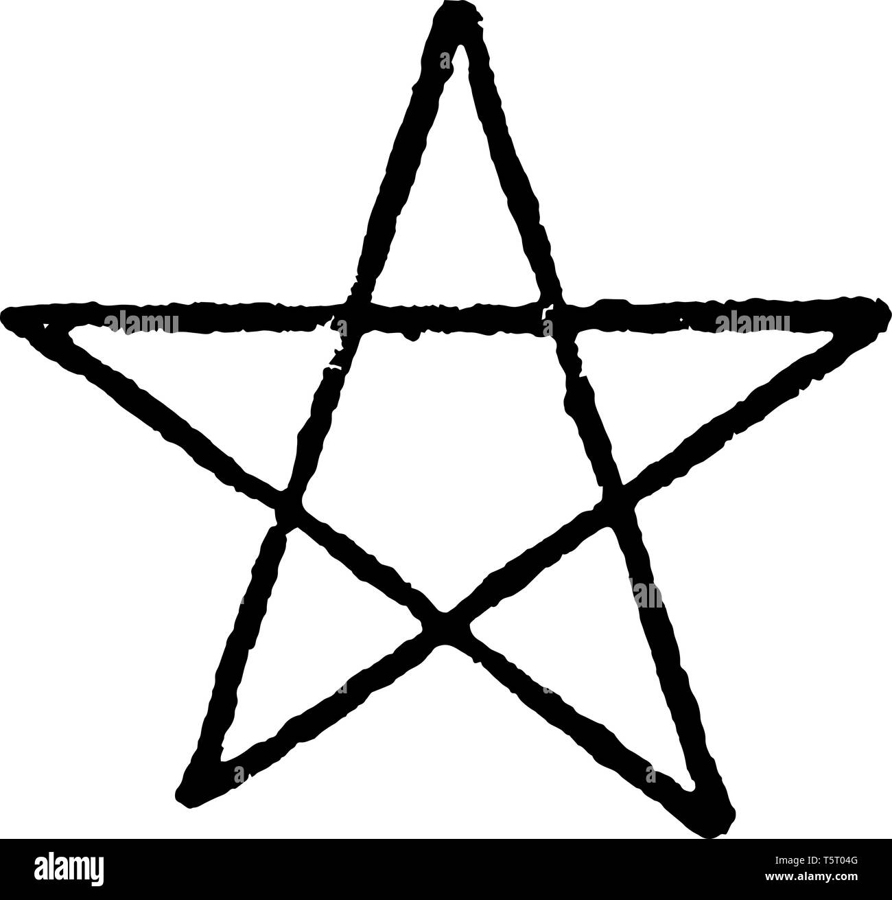 Una estrella para dibujar Imágenes de stock en blanco y negro - Alamy