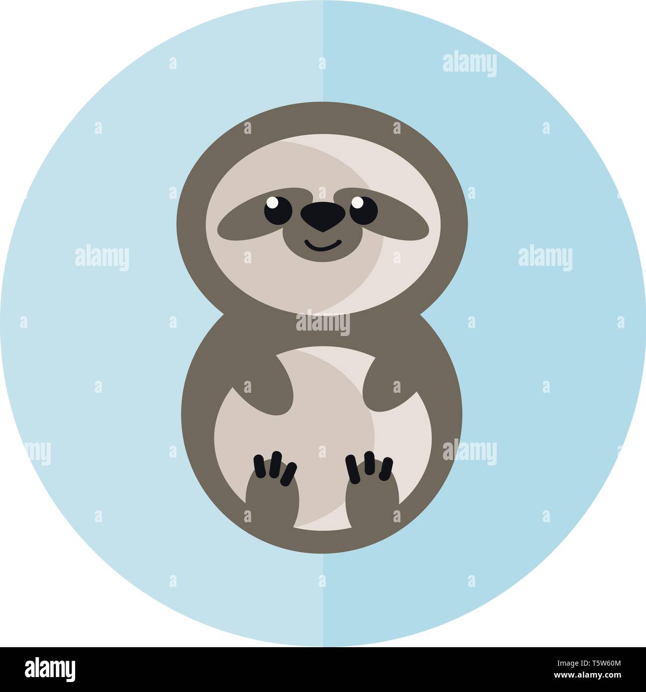 Un bebé sloth vector o ilustración a color Ilustración del Vector