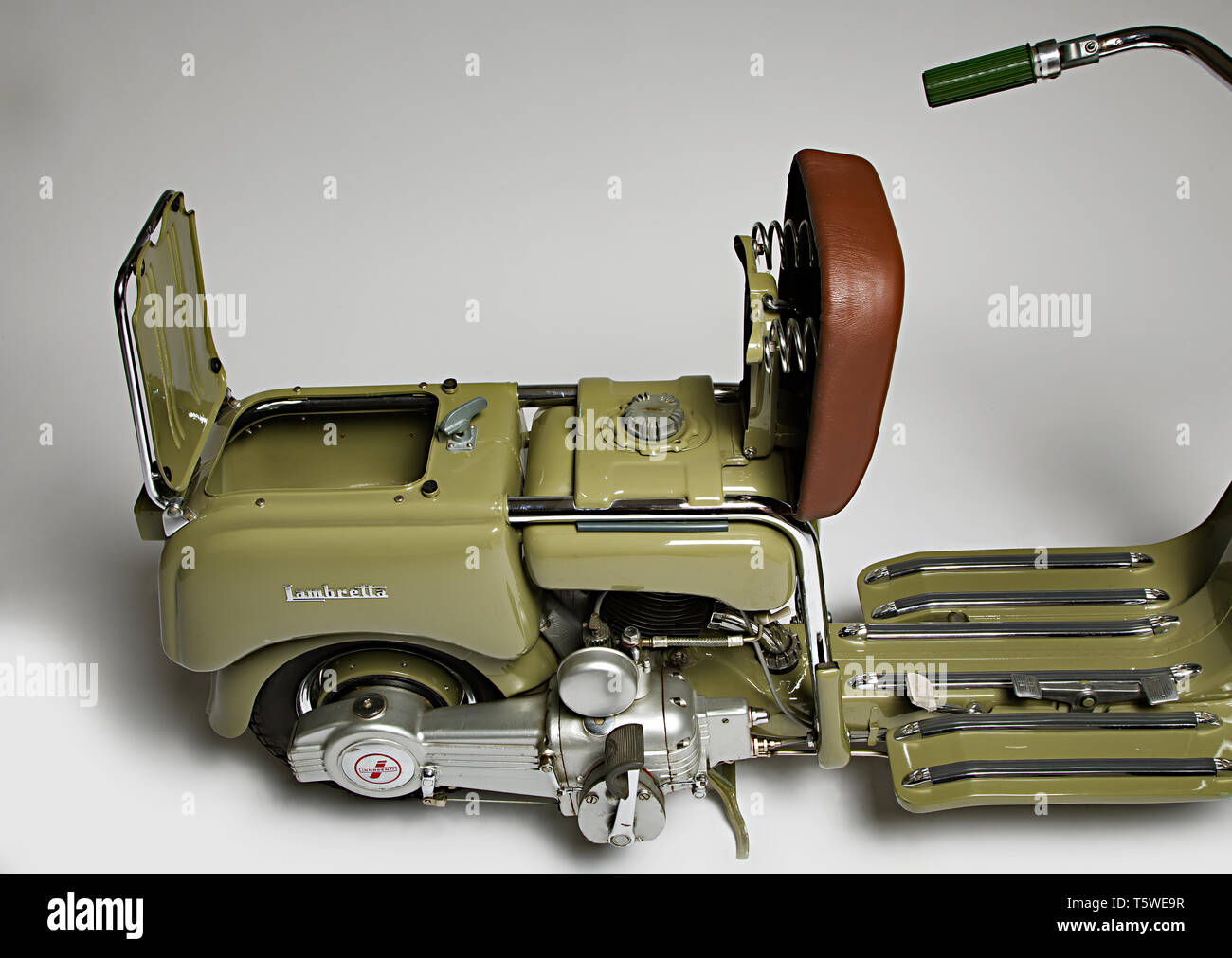 Moto d'Epoca Lambretta 125 m (A). Scooter. Marca: modello Innocenti Lambretta: 125 m (A) nazione: Italia - Milano anno: 1947 condizioni: Foto de stock