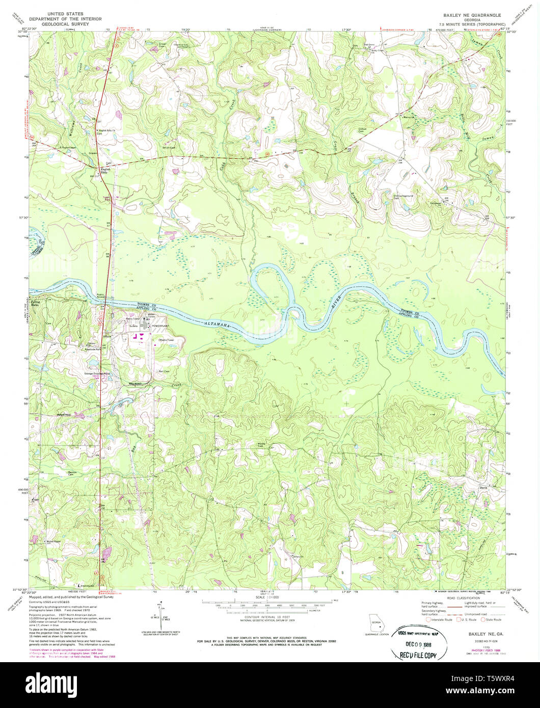 Mapa de baxley fotografías e imágenes de alta resolución Alamy