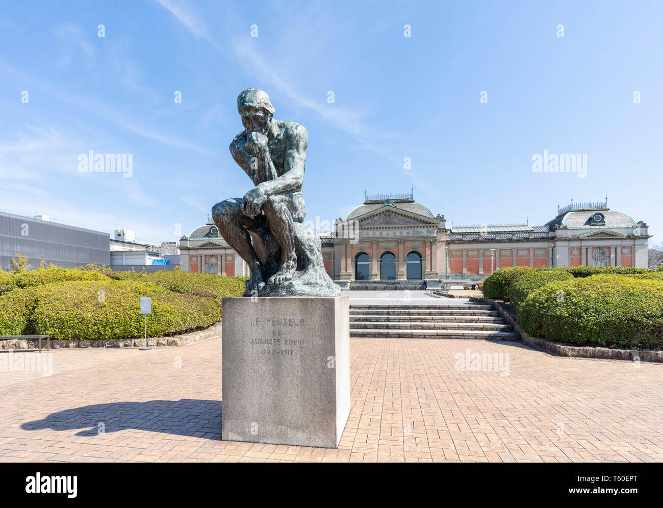 Pensador De Auguste Rodin El Museo Nacional De Kioto Higashiyama Ku Kyoto Japon Fotografia De Stock Alamy
