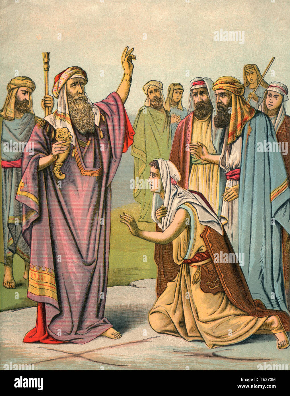 Samuel unge a david como rey