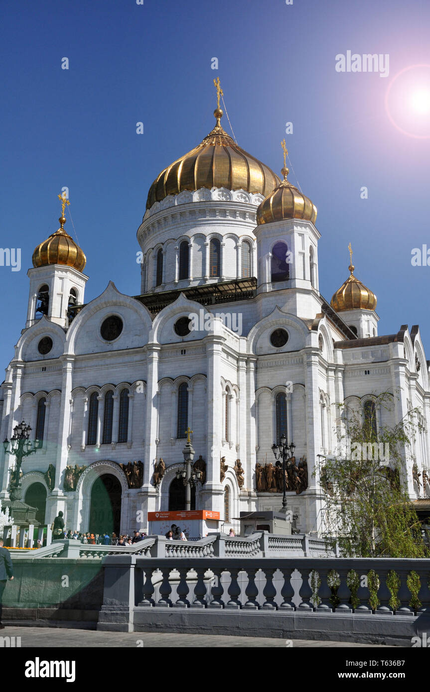 La Catedral de Cristo Salvador de Moscú, Rusia, la iglesia ortodoxa más  grande jamás construido Fotografía de stock - Alamy