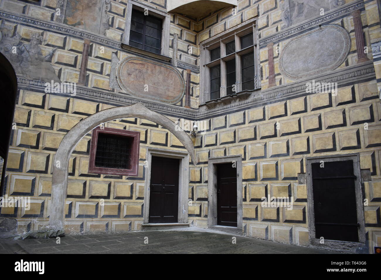 Kresty Krumlov República Checa el 18 de marzo de 2017 10 Mejores Rep Checa viajes Top 10 viajes más Rep Checa hermosos paisajes Historia Viajes Europa Foto de stock