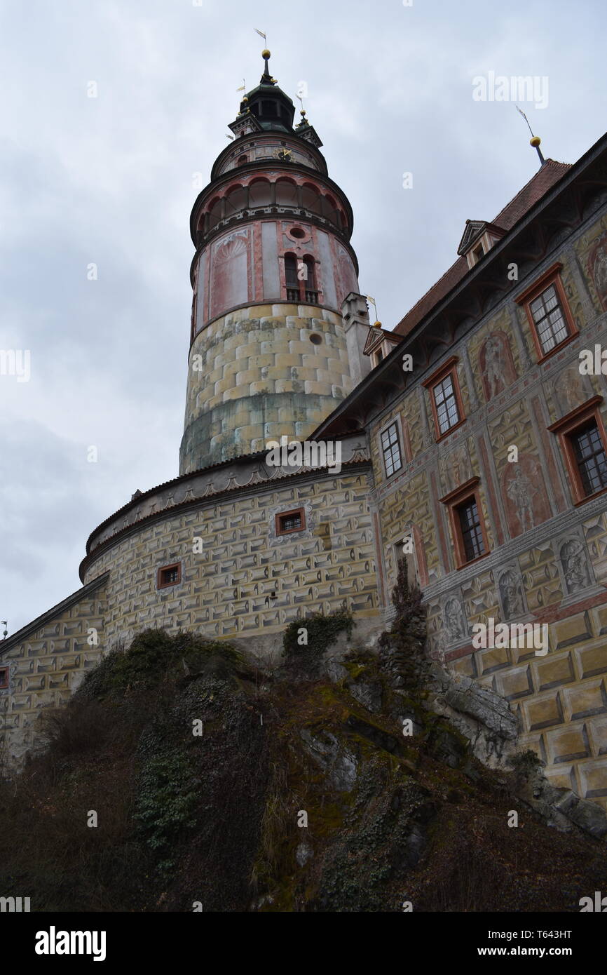 Kresty Krumlov República Checa el 18 de marzo de 2017 10 Mejores Rep Checa viajes Top 10 viajes más Rep Checa hermosos paisajes Historia Viajes Europa Foto de stock