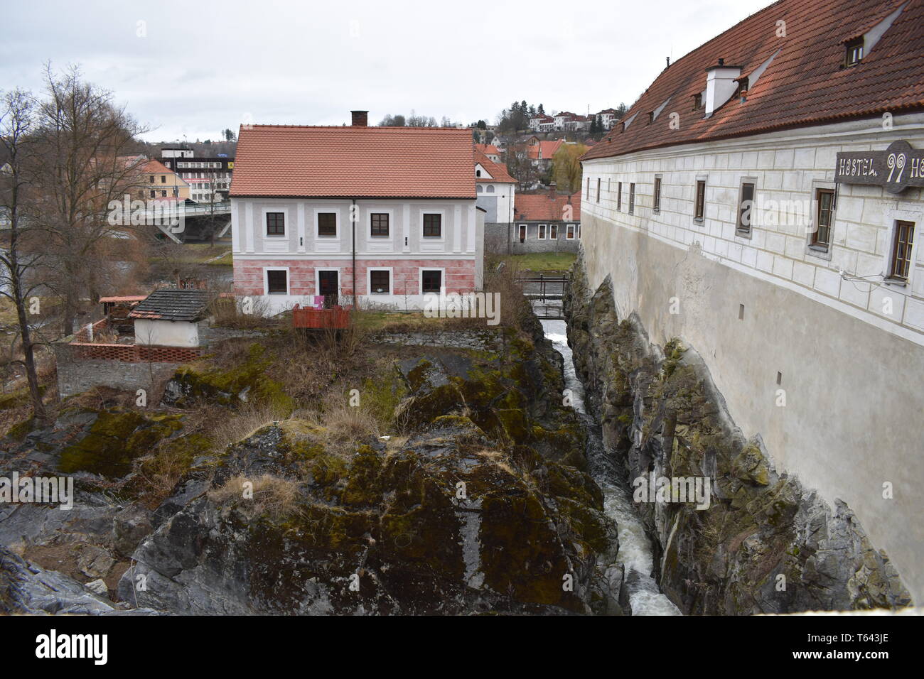 Kresty Krumlov República Checa el 18 de marzo de 2017 10 Mejores Rep Checa viajes Top 10 viajes más Rep Checa hermosos paisajes Historia Viajes Europa Foto de stock