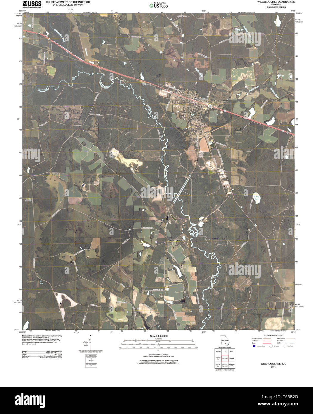 Mapa de willacoochee fotografías e imágenes de alta resolución Alamy