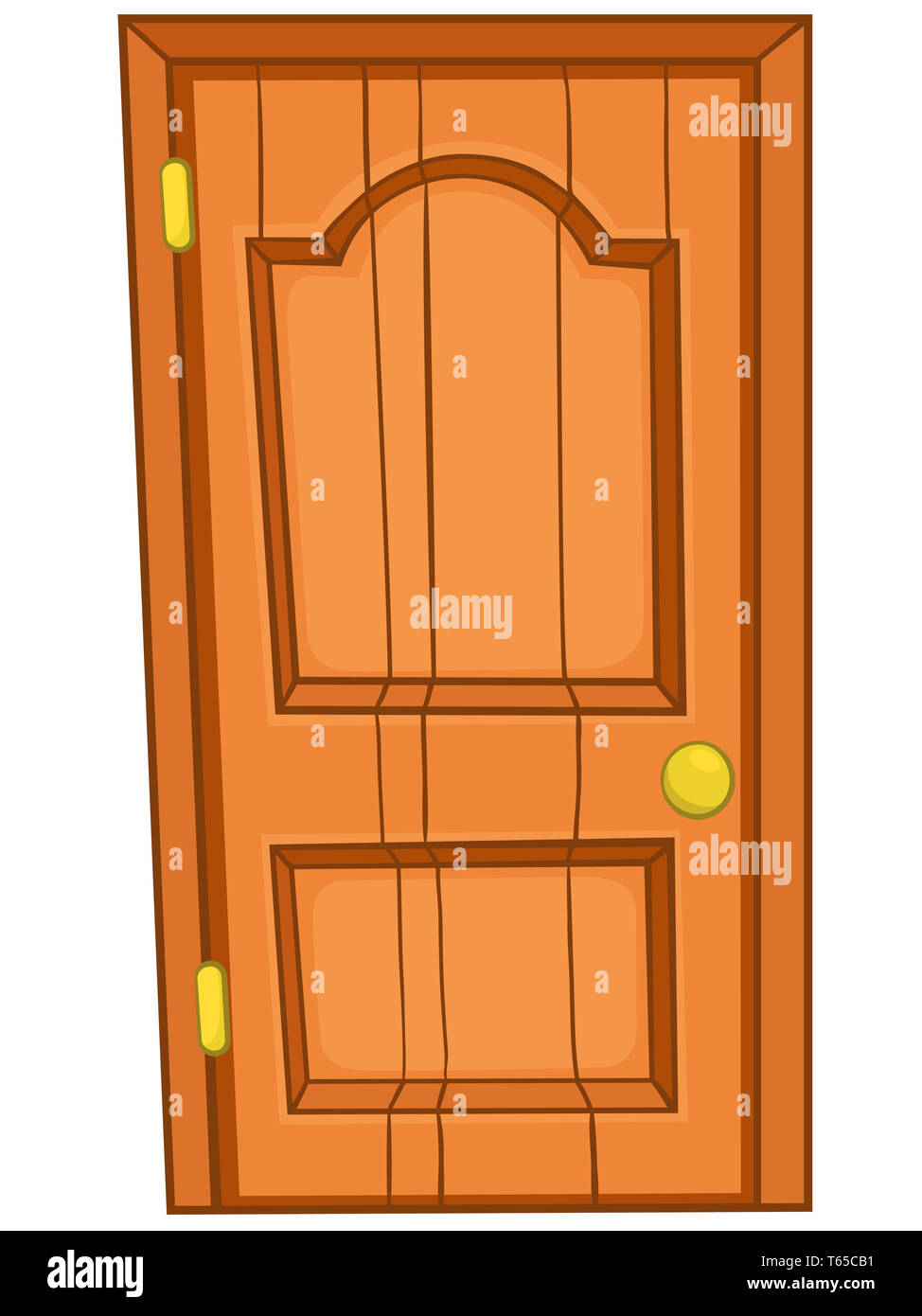La puerta de casa de dibujos animados Fotografía de stock - Alamy