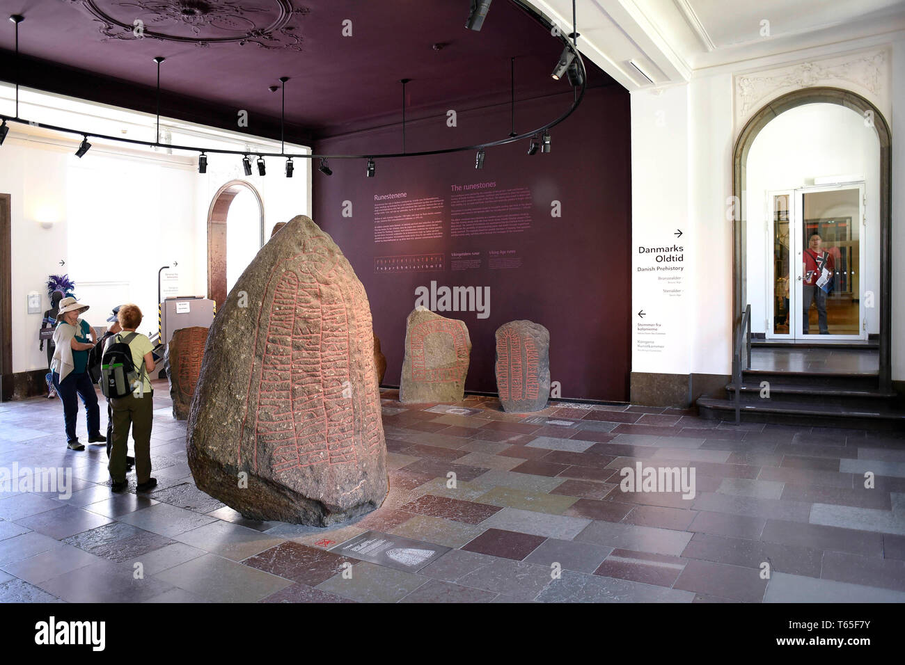 El Museo Nacional de Dinamarca en Copenhague es el mayor museo de historia cultural, que comprende las historias del danés y las culturas extranjeras, Copenhage Foto de stock