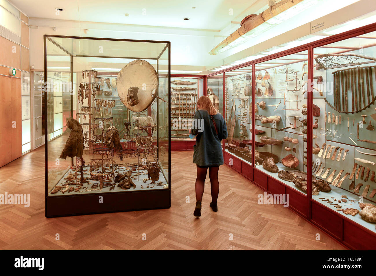 El Museo Nacional de Dinamarca en Copenhague es el mayor museo de historia cultural, que comprende las historias del danés y las culturas extranjeras, Copenhage Foto de stock
