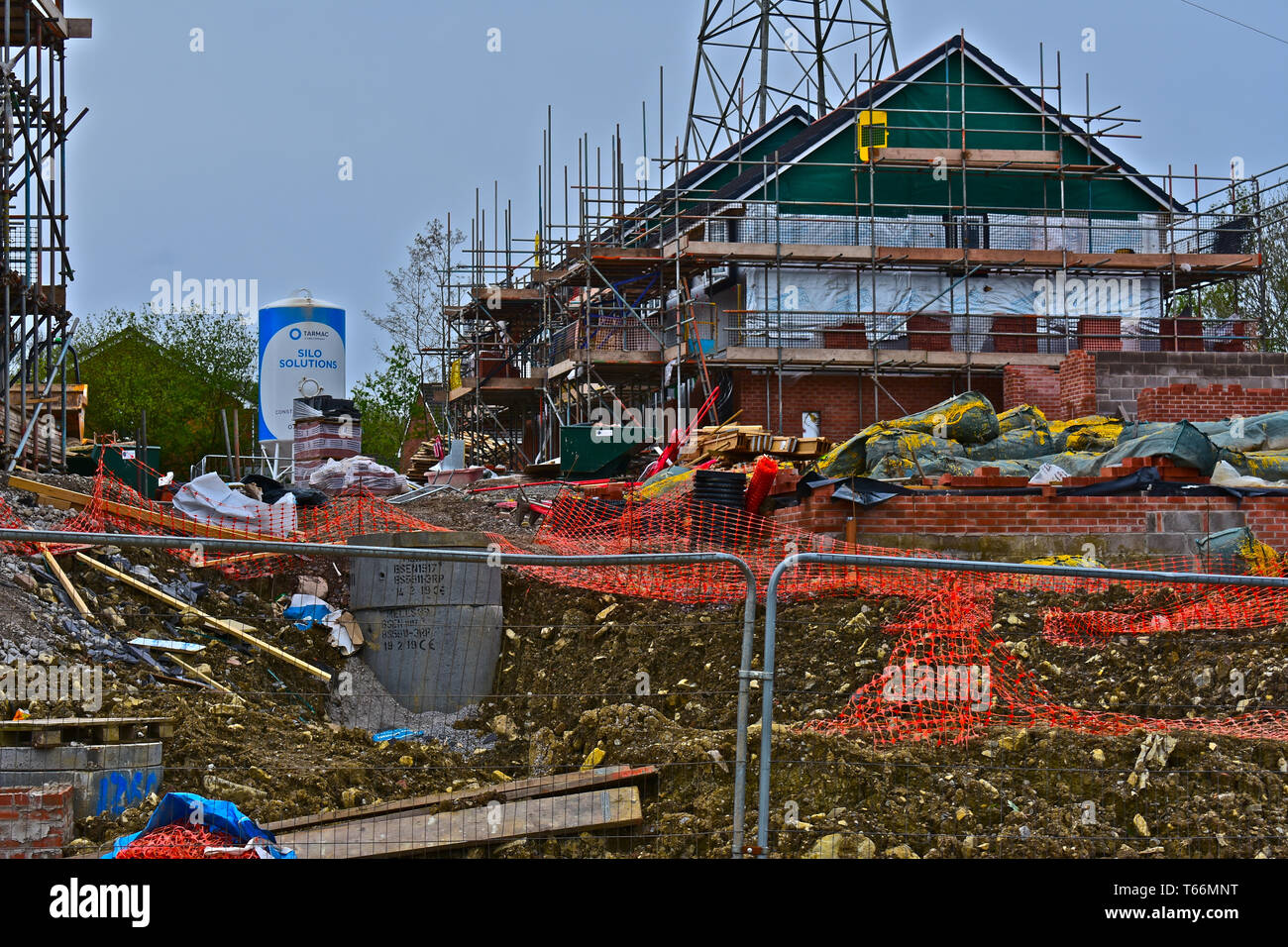 Edificio nuevo sitio en las afueras de Bridgend.conocida como Glen