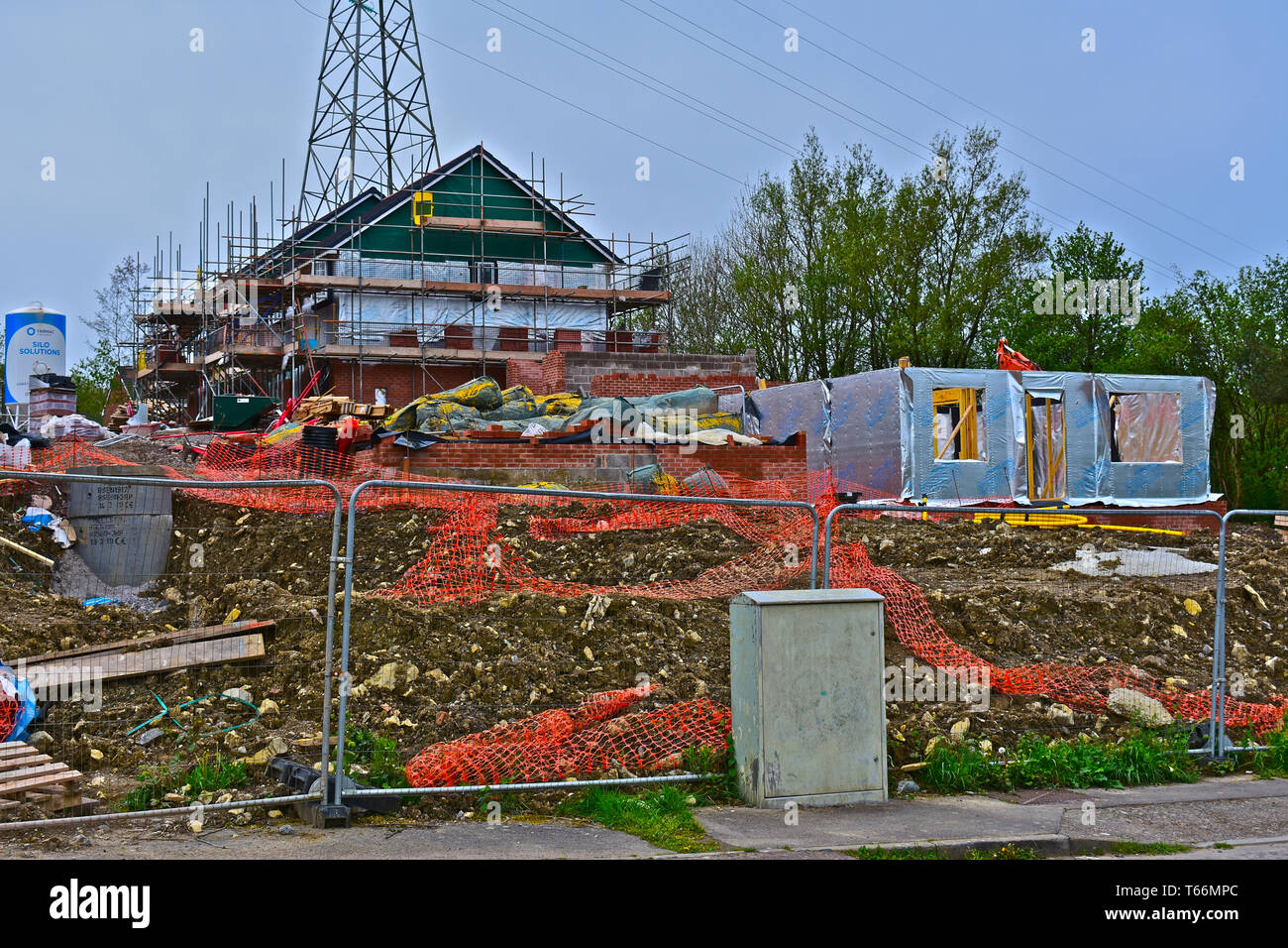 Edificio nuevo sitio en las afueras de Bridgend.conocida como Glen