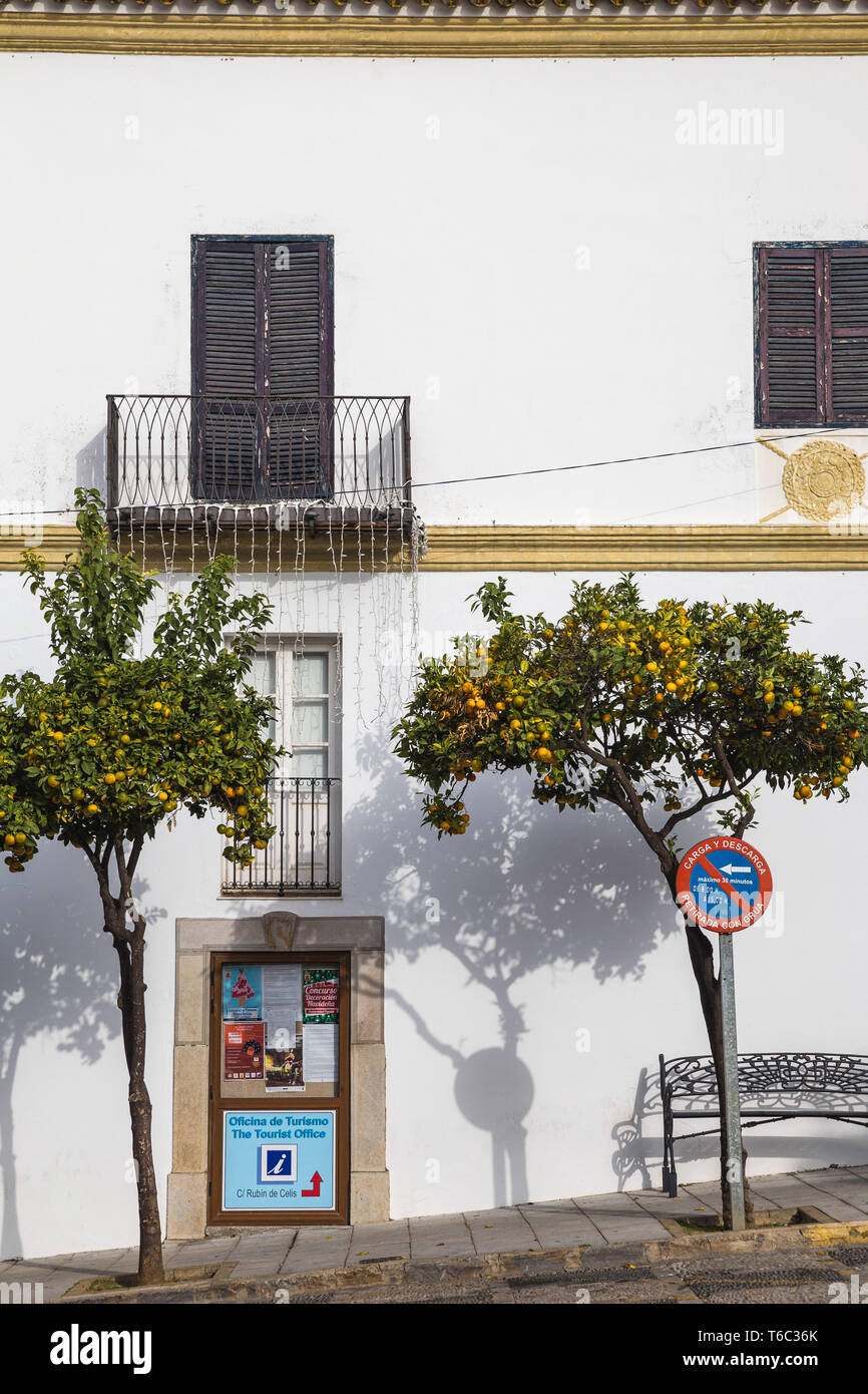 España, San Roque, Casa en el centro histórico Foto de stock