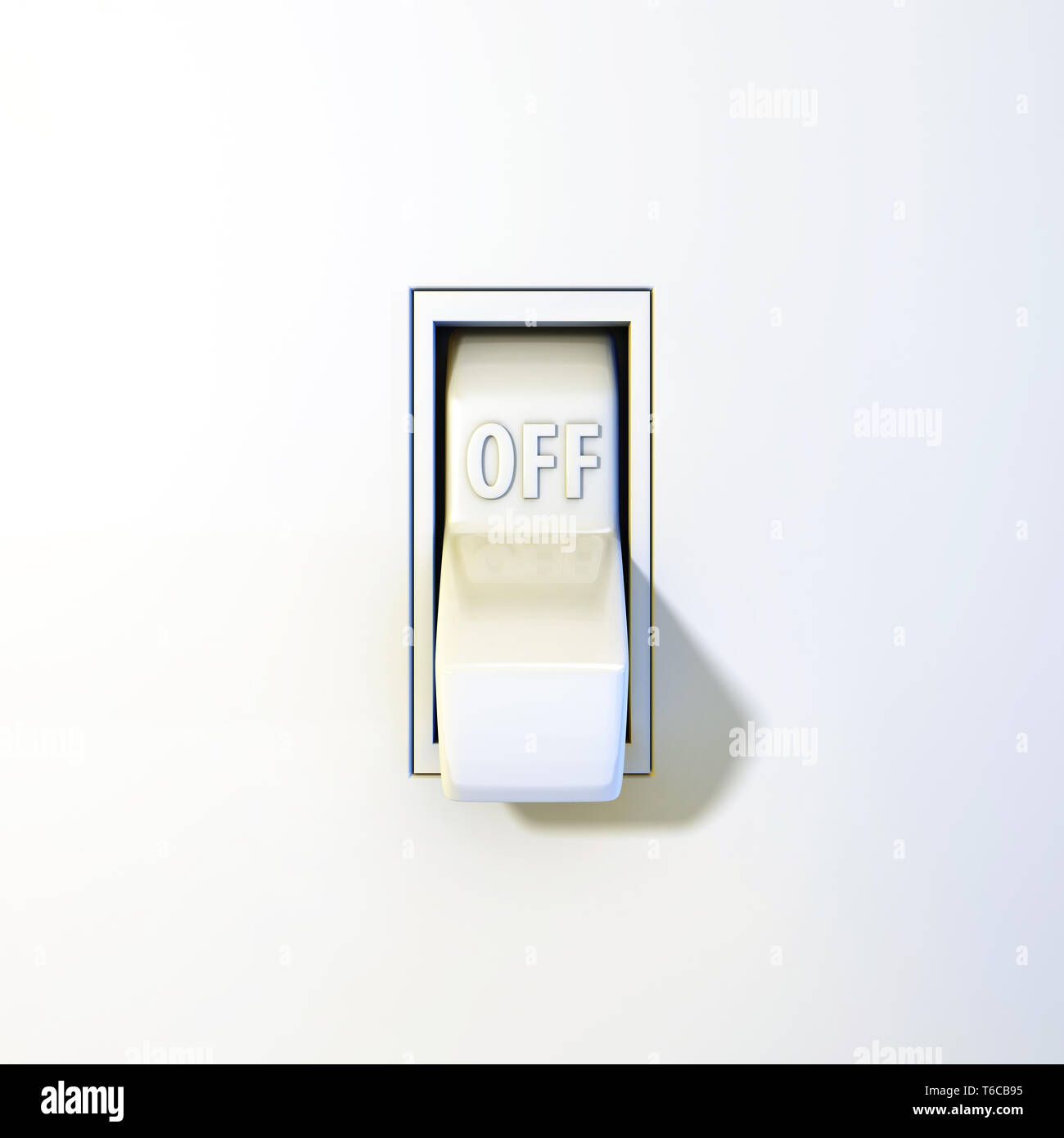 Light switch in off position Fotos e Imágenes de stock Alamy