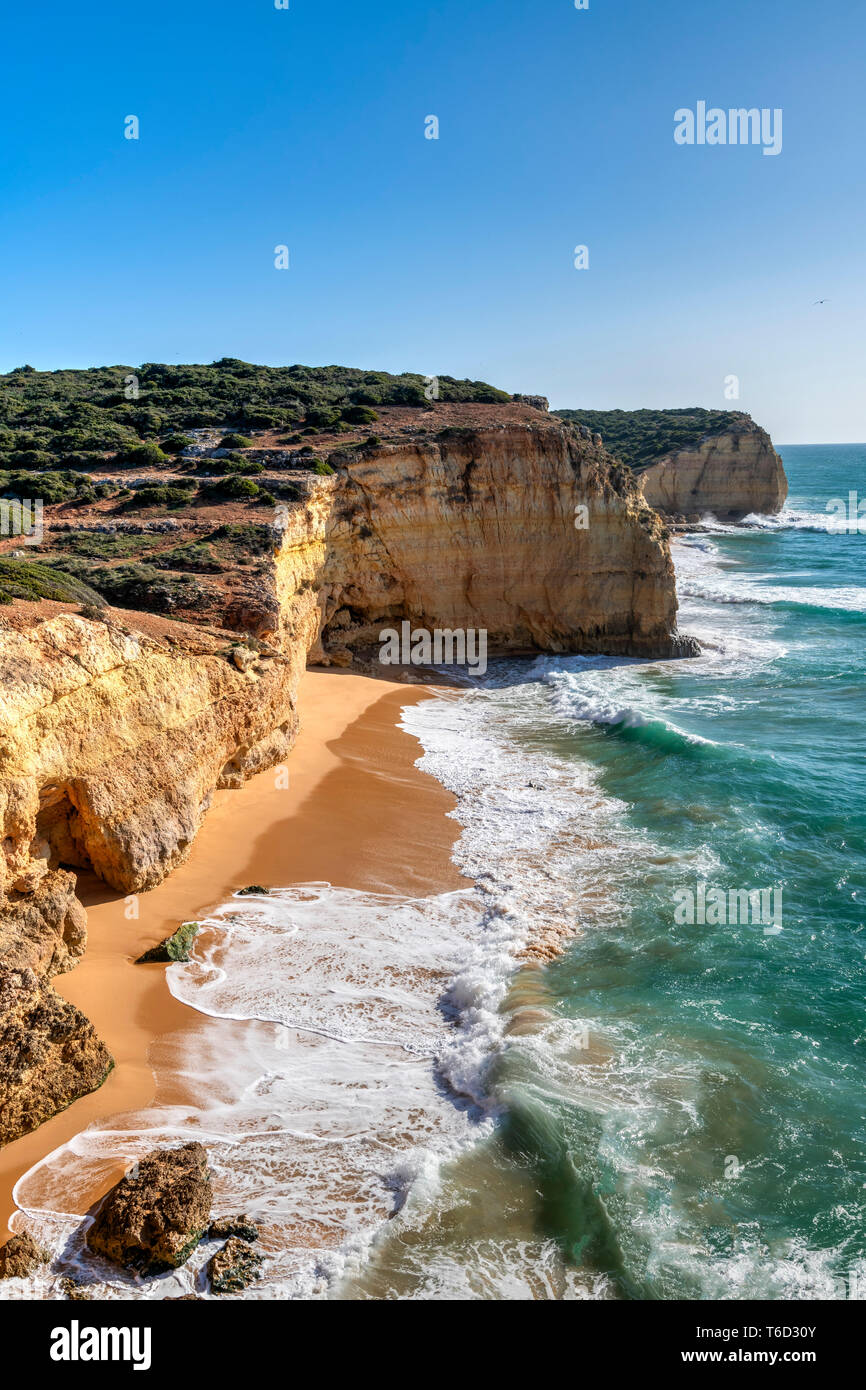 Praia do Torrado, Portimão, Algarve, Portugal Foto de stock