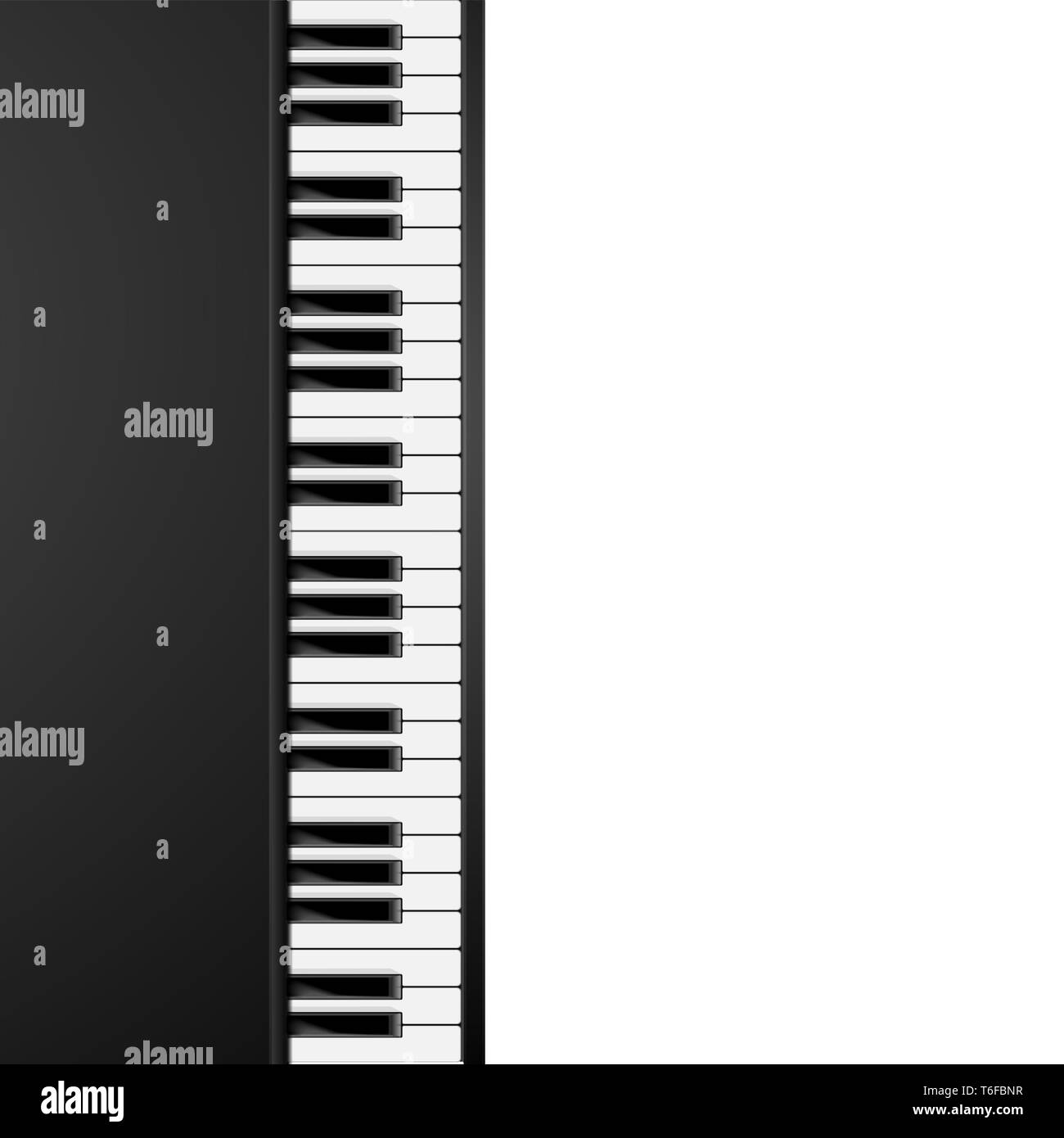 Teclas del piano Antecedentes Foto de stock