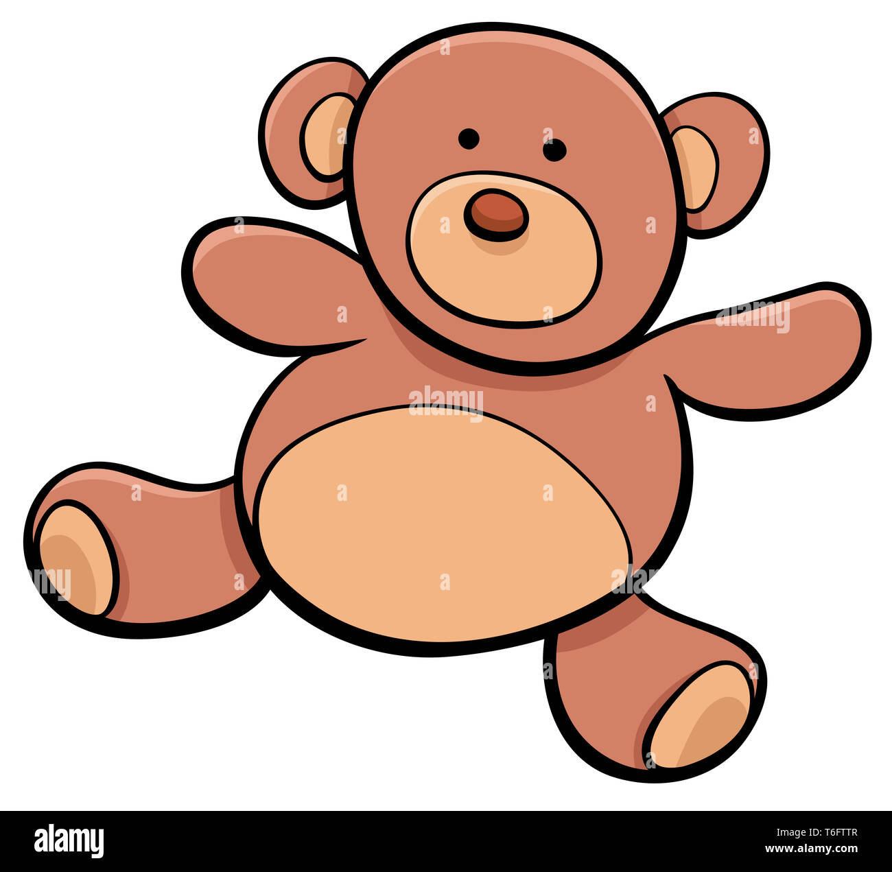 Oso de peluche juguetes de dibujos animados imágenes prediseñadas  Fotografía de stock - Alamy