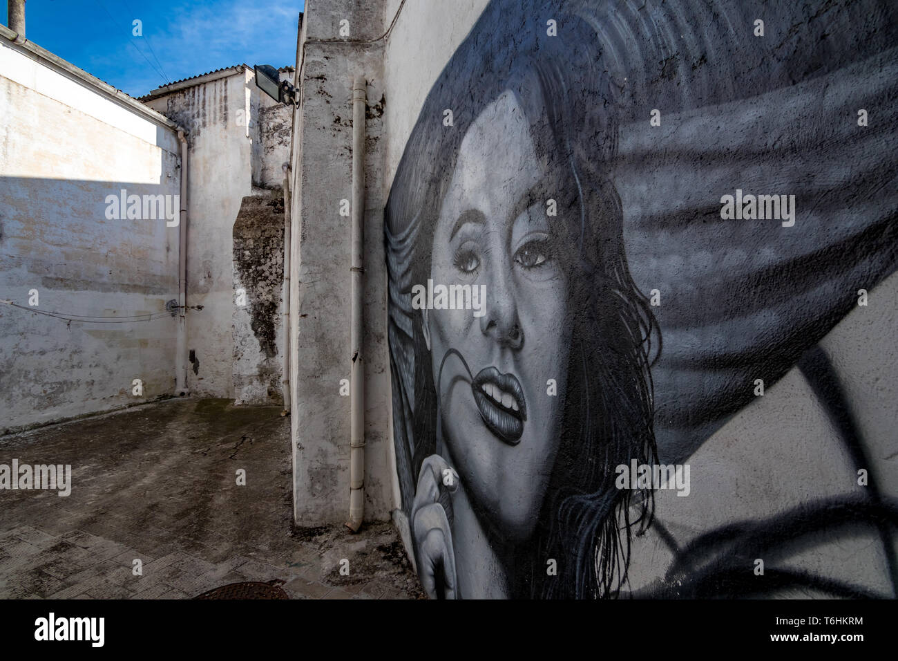 Laterza Italia 27 De Agosto De 2018 En Blanco Y Negro Arte