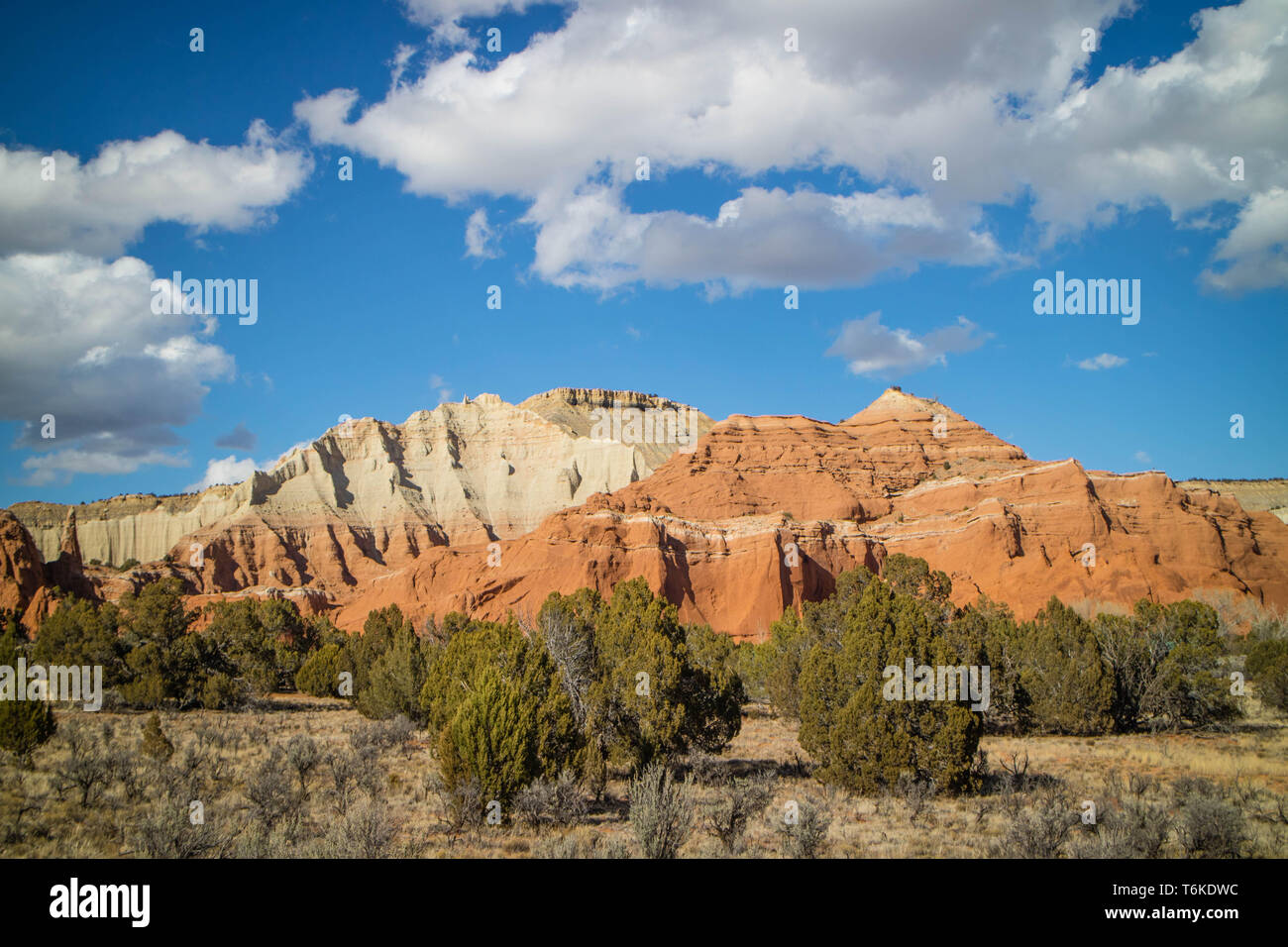 Las crestas de las Montañas en Kodachrome Basin State Park, Utah Foto de stock