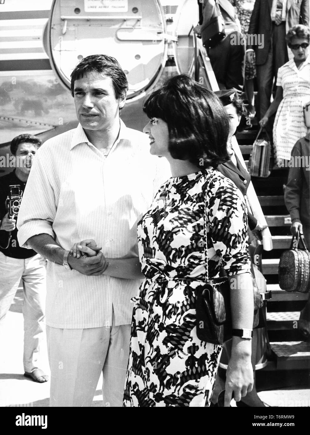 Giovanna ralli, Robert Hossein, Venecia 1961 Foto de stock