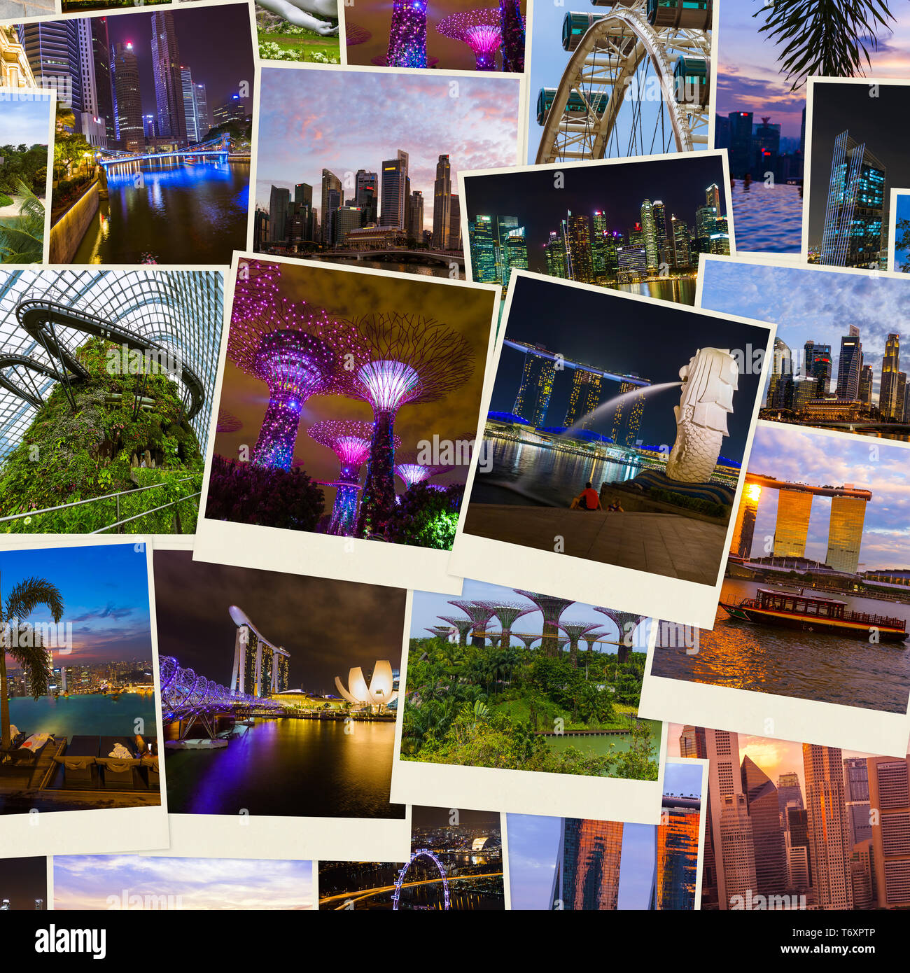 Imágenes de viaje de Singapur (mis fotos) Foto de stock